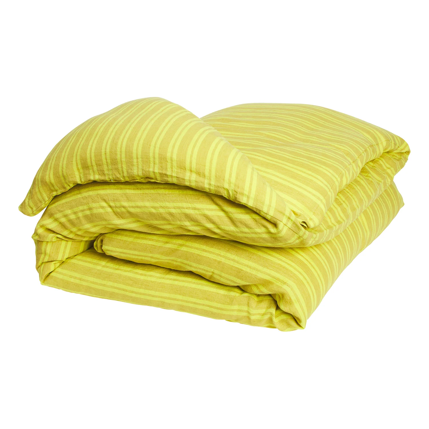 Nadine Linen Quilt Cover - Olive