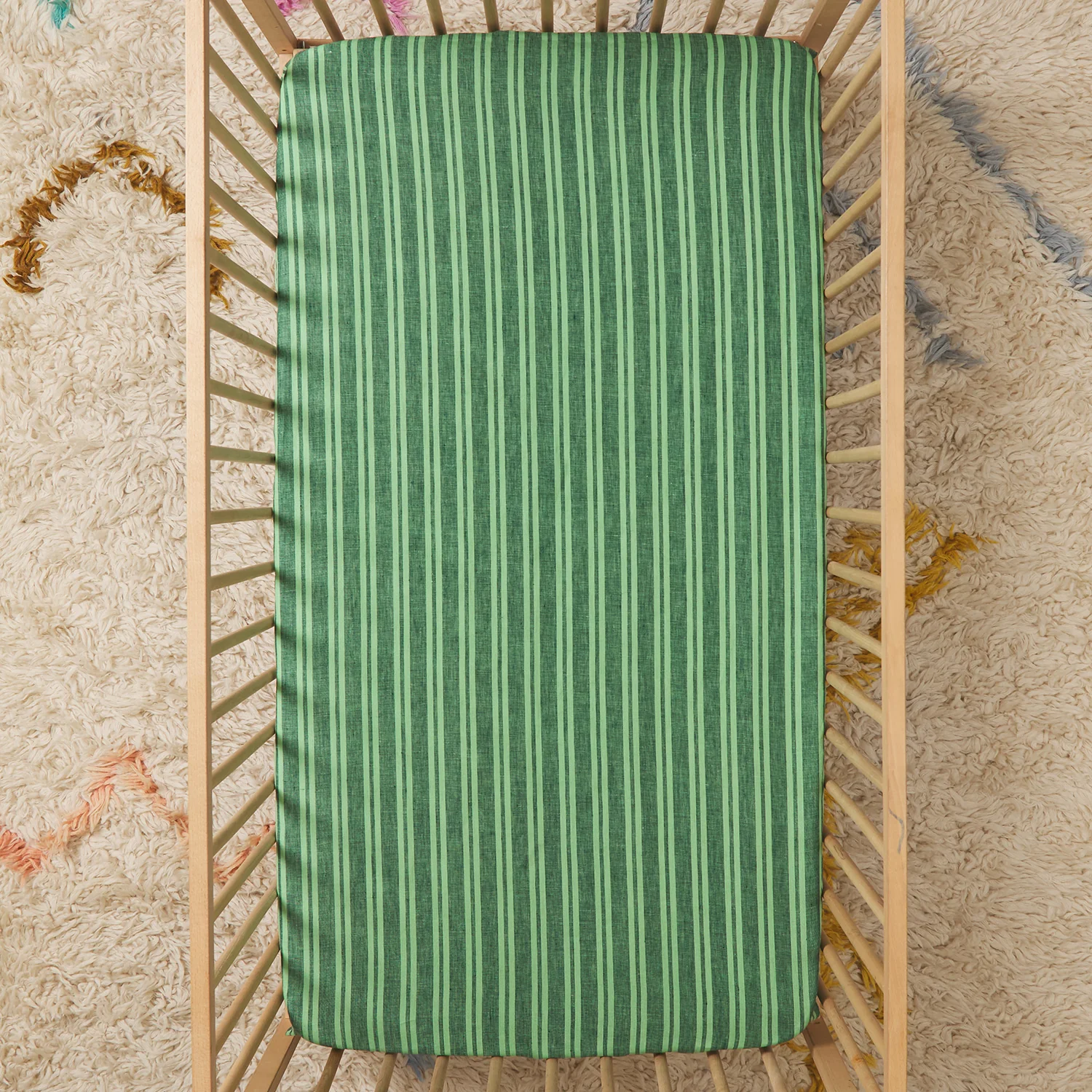 Nadine Linen Sheets - Forest - Image 4