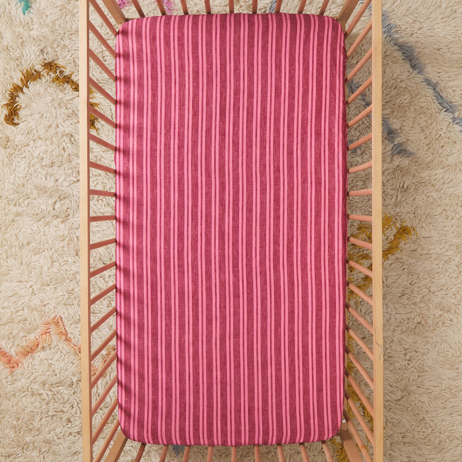 Nadine Linen Sheets - Mahogany - Image 3