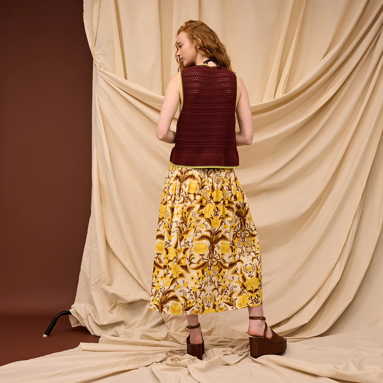 Natalina Knit Top - Garnet - Image 5