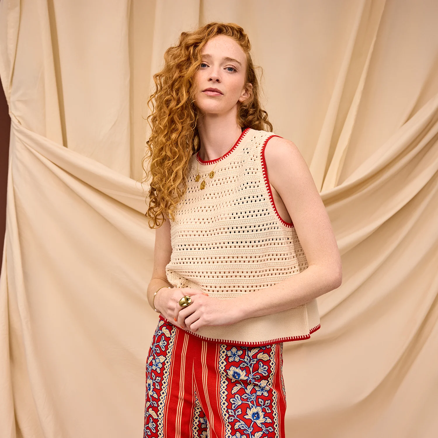 Natalina Knit Top - Pearl - Image 4