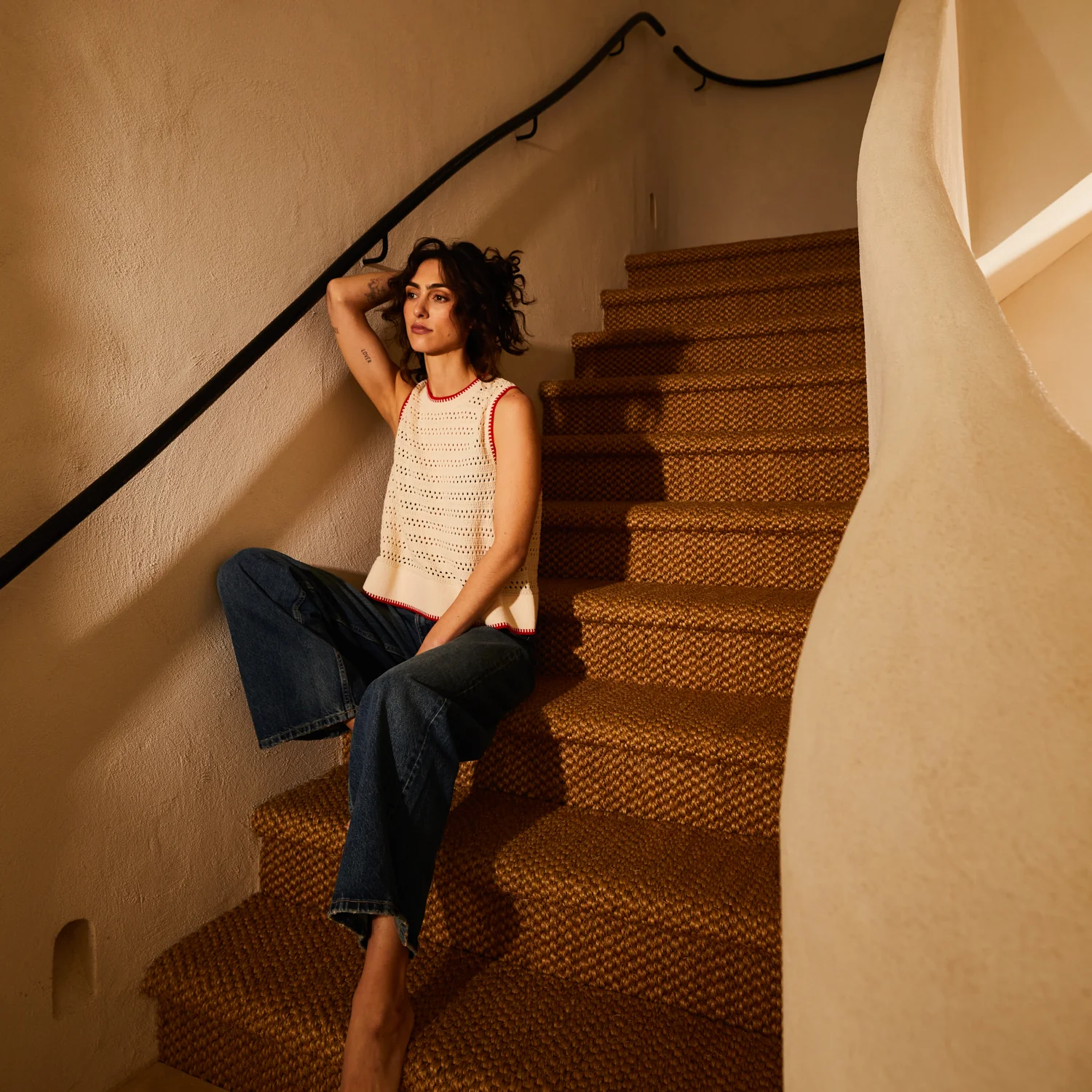 Natalina Knit Top - Pearl - Image 7