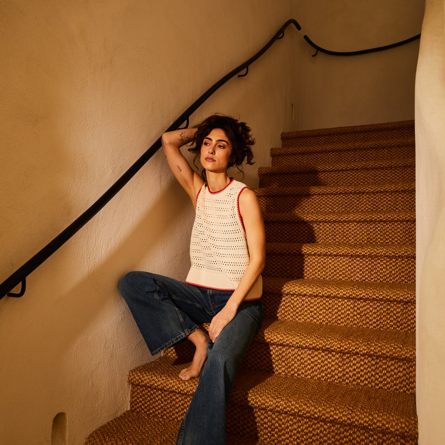 Natalina Knit Top - Pearl - Image 8