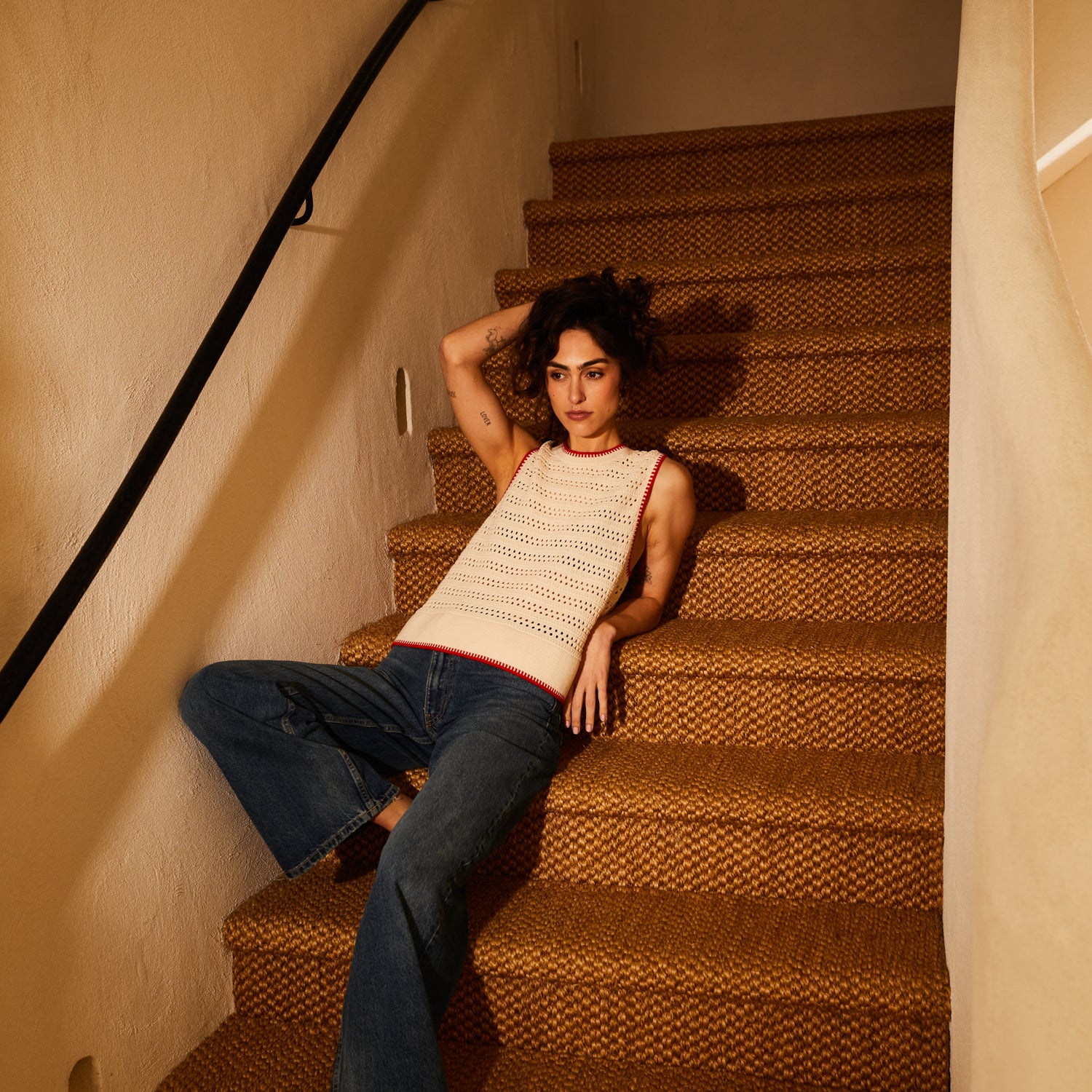 Natalina Knit Top - Pearl - Image 9