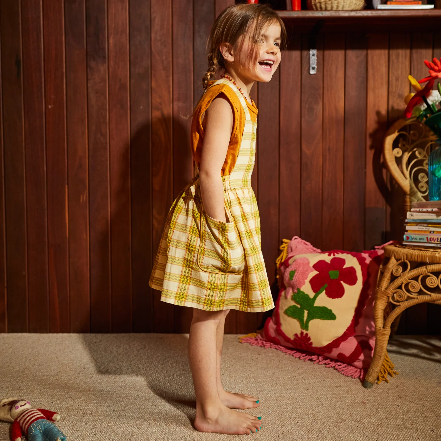 Nicola Kids Pinafore - Image 3