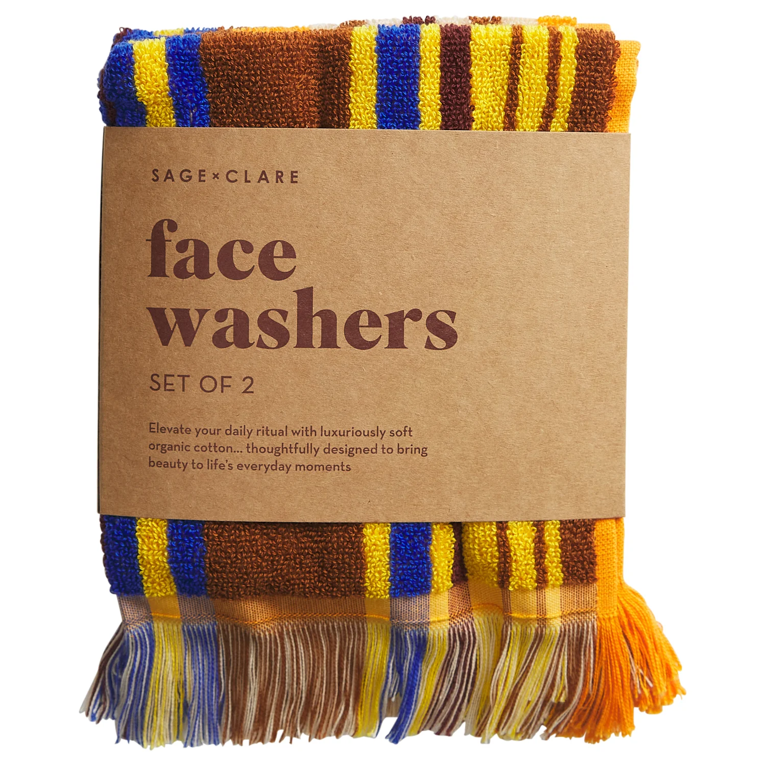 Nicolette Face Washer Set - Russet - Image 7