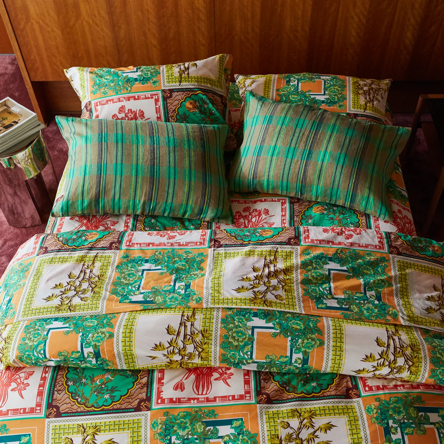 Nicolette Linen Pillowcase Set - Juniper - Image 3