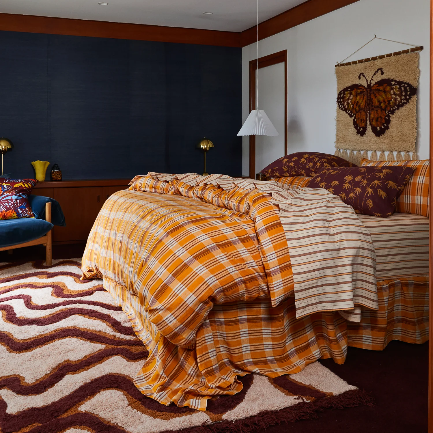 Nicolette Linen Quilt Cover - Marigold - Image 3