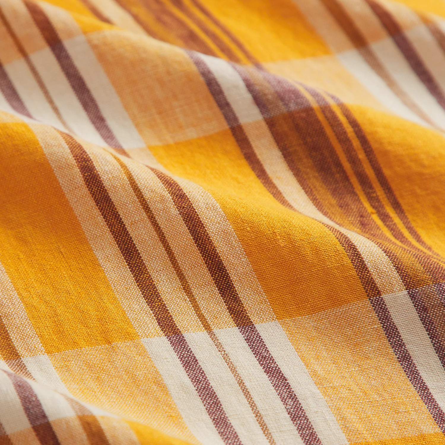Nicolette Linen Quilt Cover - Marigold - Image 5