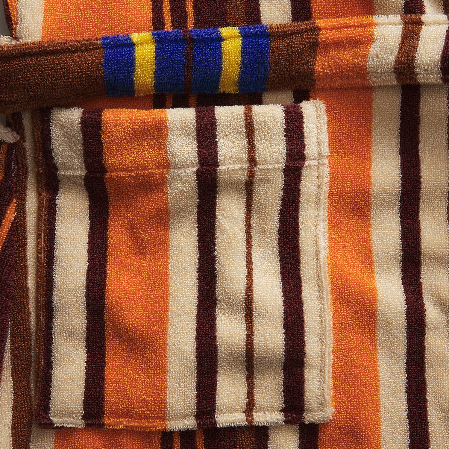 Nicolette Towelling Robe - Russet - Image 9