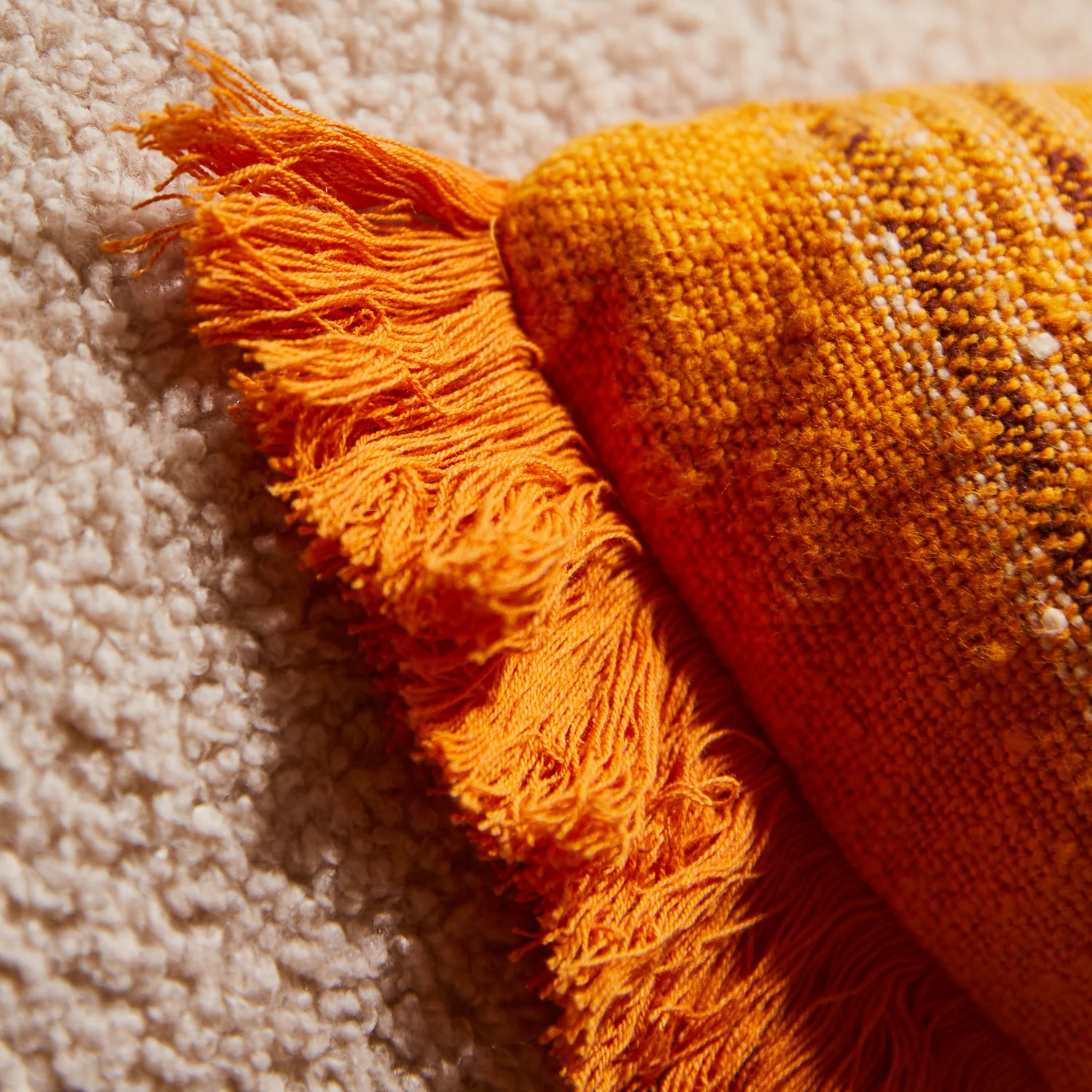 Nicolette Woven Cushion - Marigold - Image 3