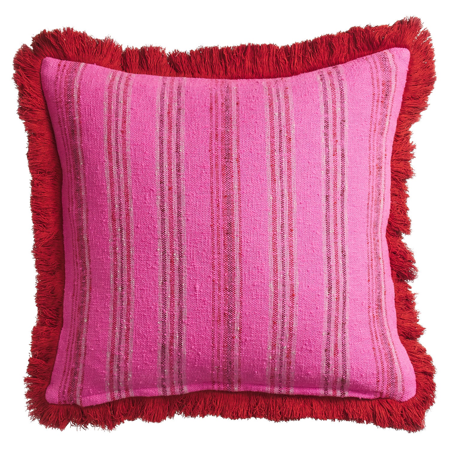 Nicolette Woven Cushion - Pansy