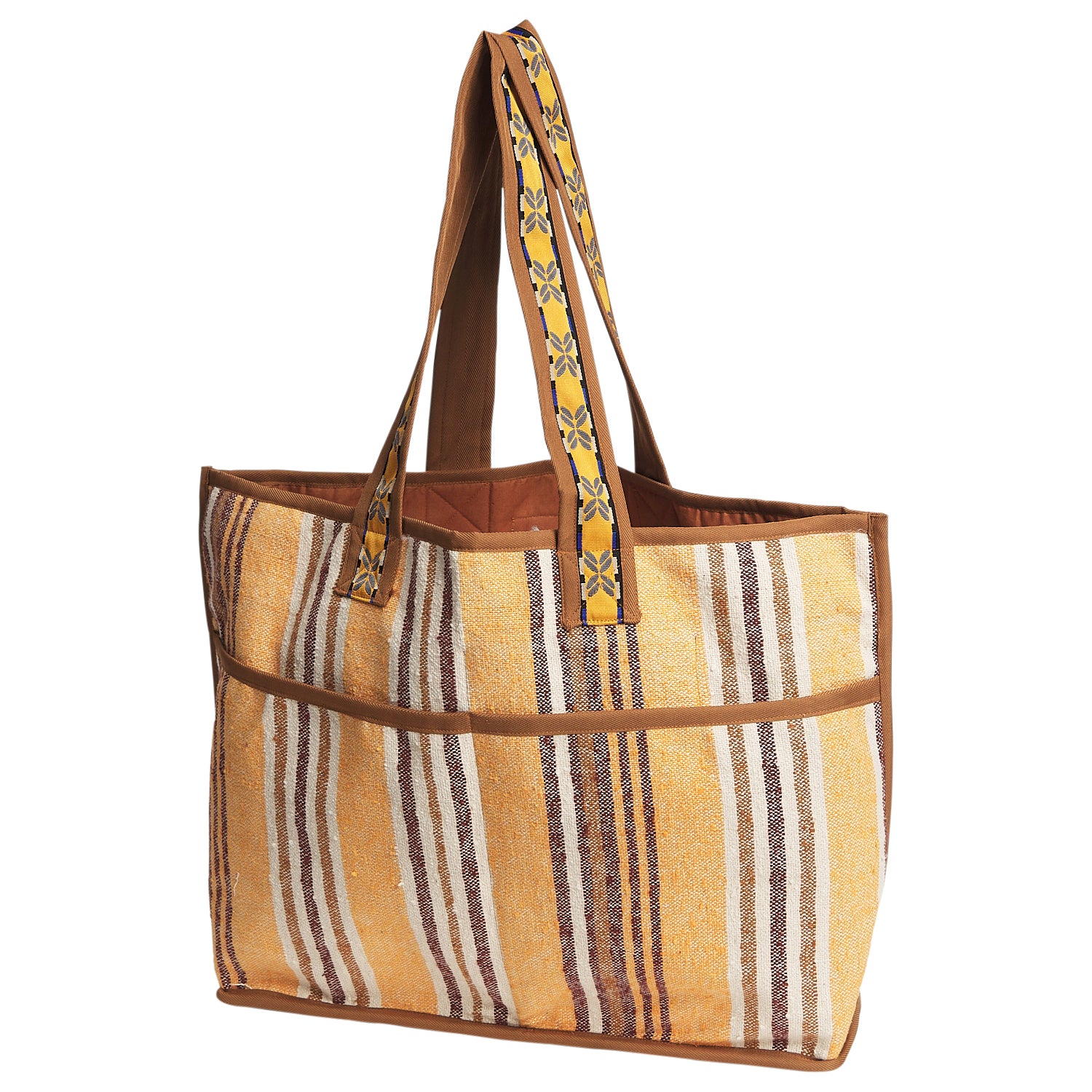 Nicolette Woven Tote Bag - Marigold - Image 6