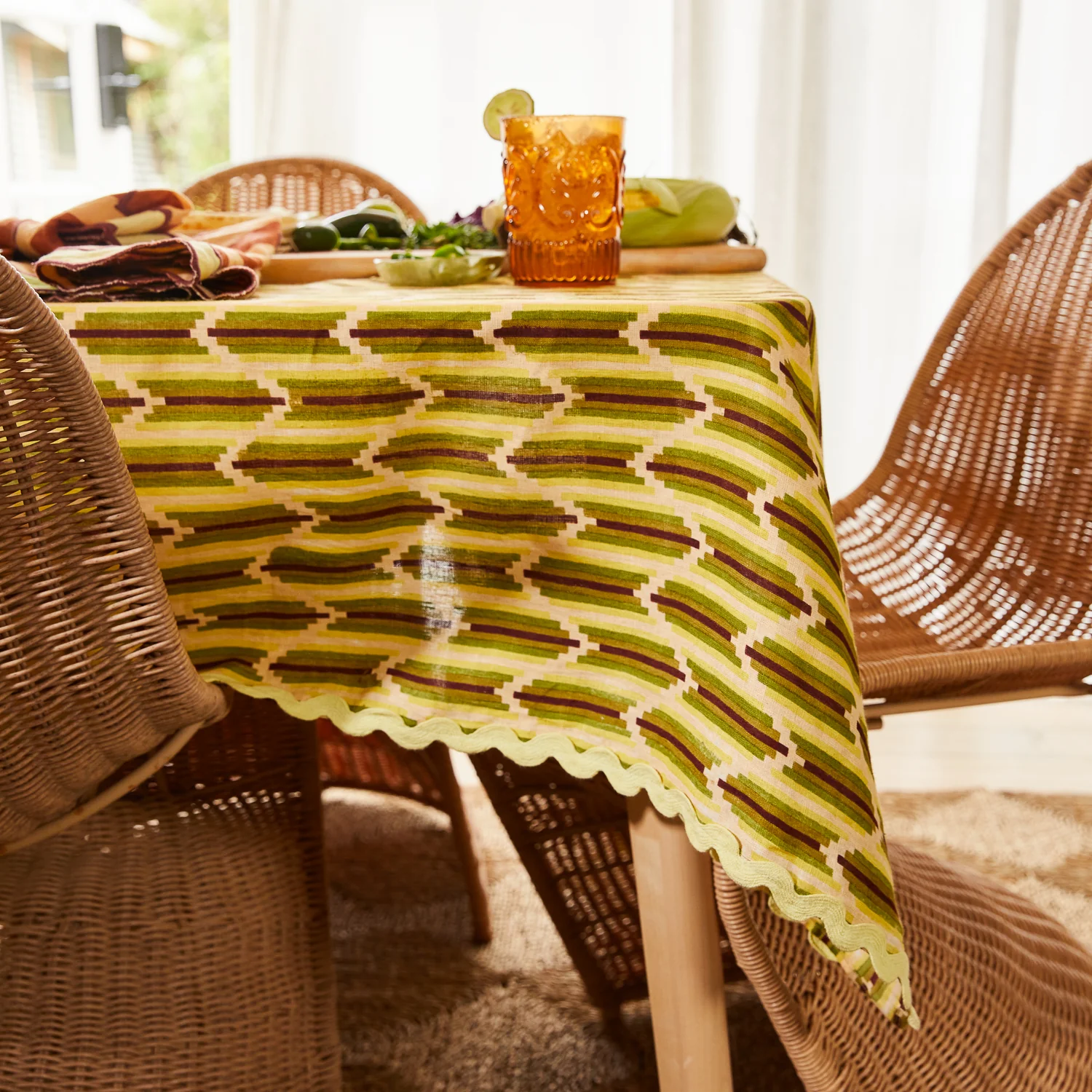 Nisha Table Cloth - Palm - Image 6