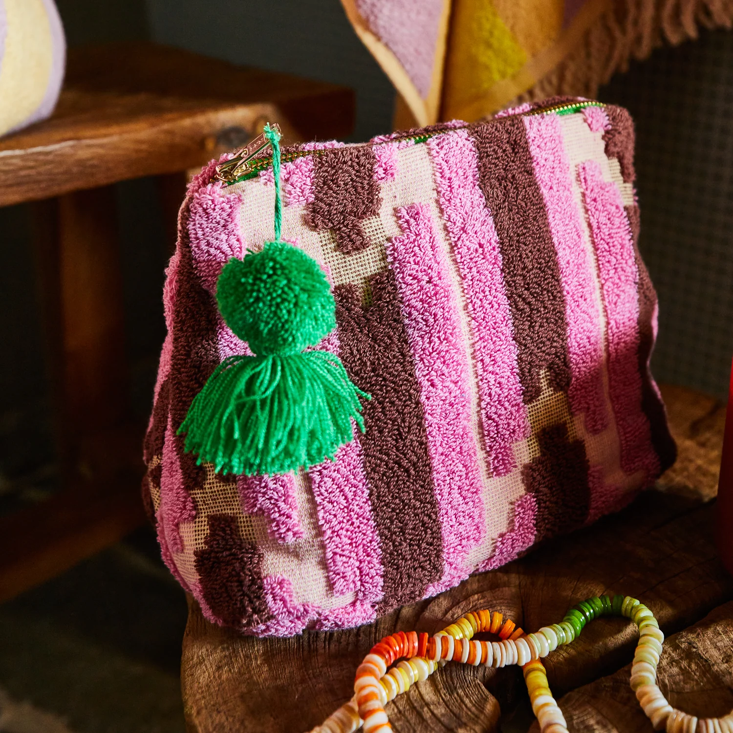 Nisha Terry Pouch - Rosewater - Image 3