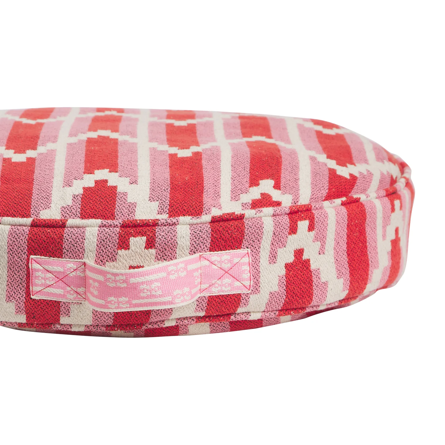 Nisha Round Floor Cushion - Chilli - Image 8