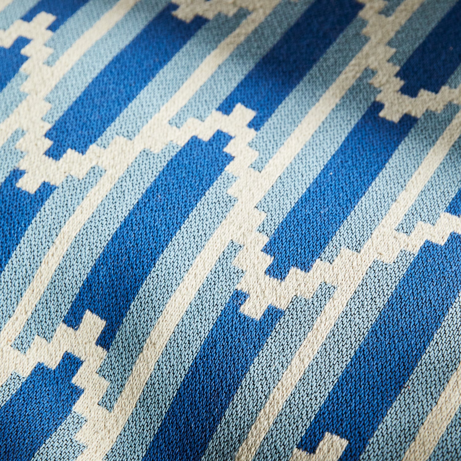Nisha Woven Floor Cushion - Blue Jean - Image 5