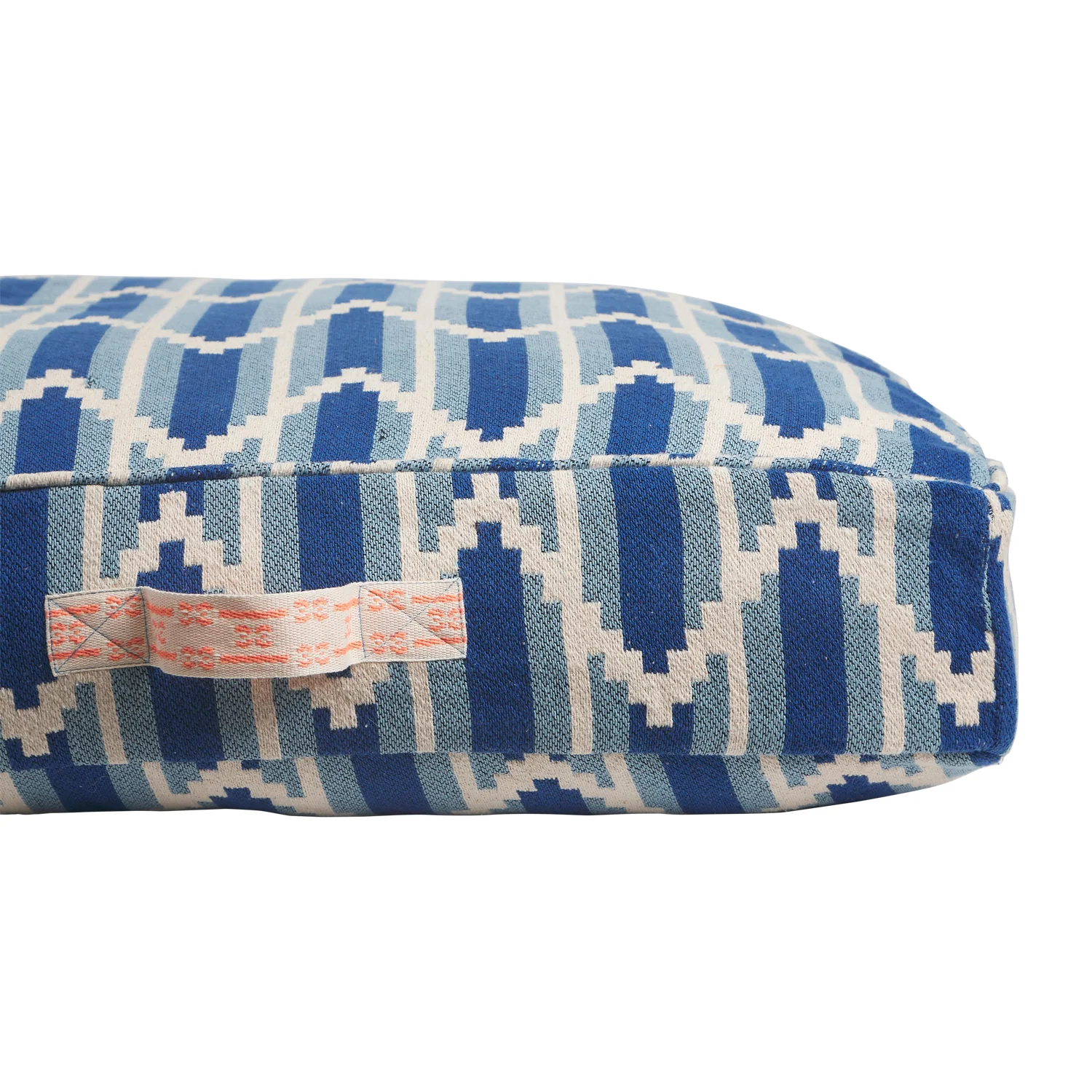 Nisha Woven Floor Cushion - Blue Jean - Image 6