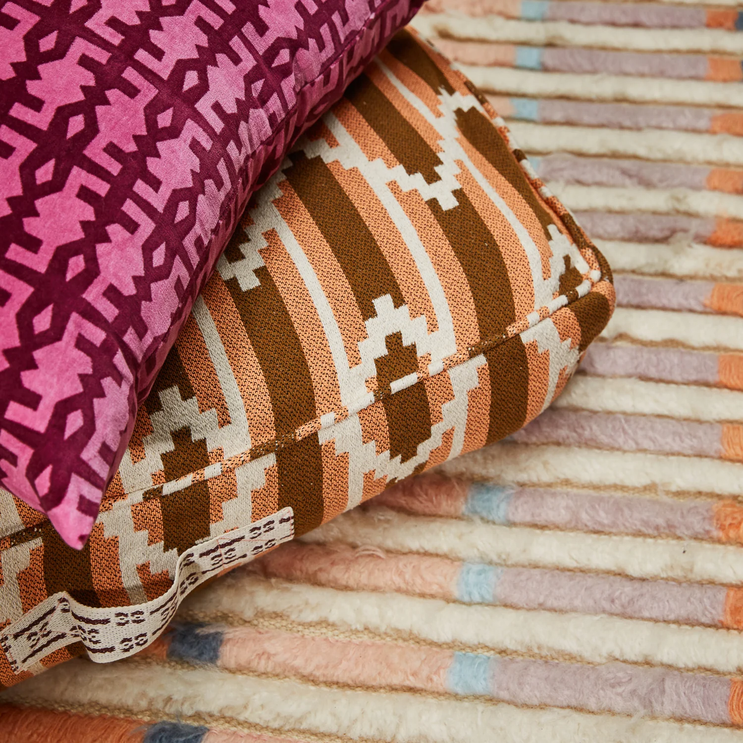 Nisha Woven Floor Cushion - Desert - Image 7