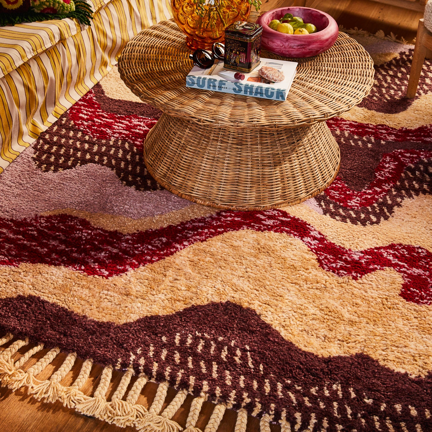 Normandie Tufted Rug - Garnet - Image 3