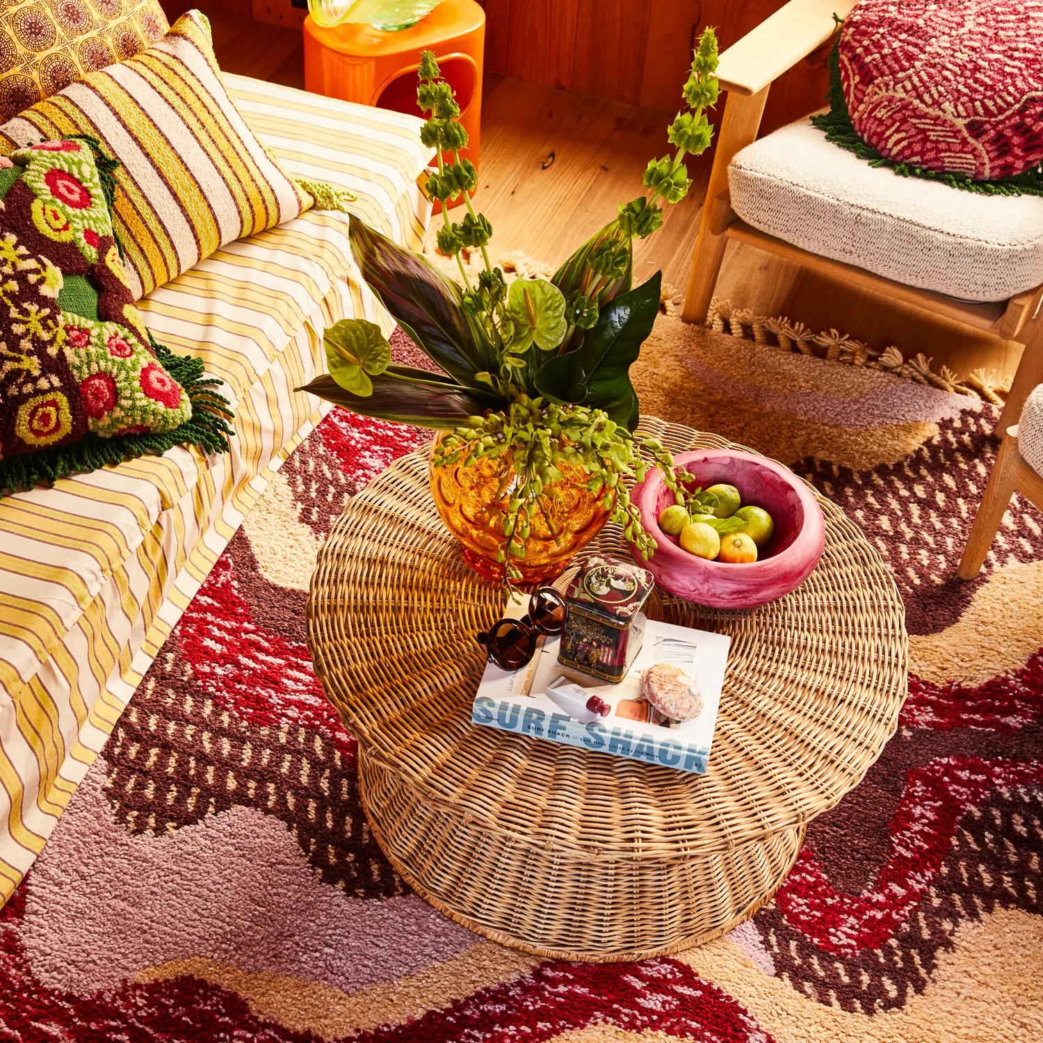 Normandie Tufted Rug - Garnet - Image 7
