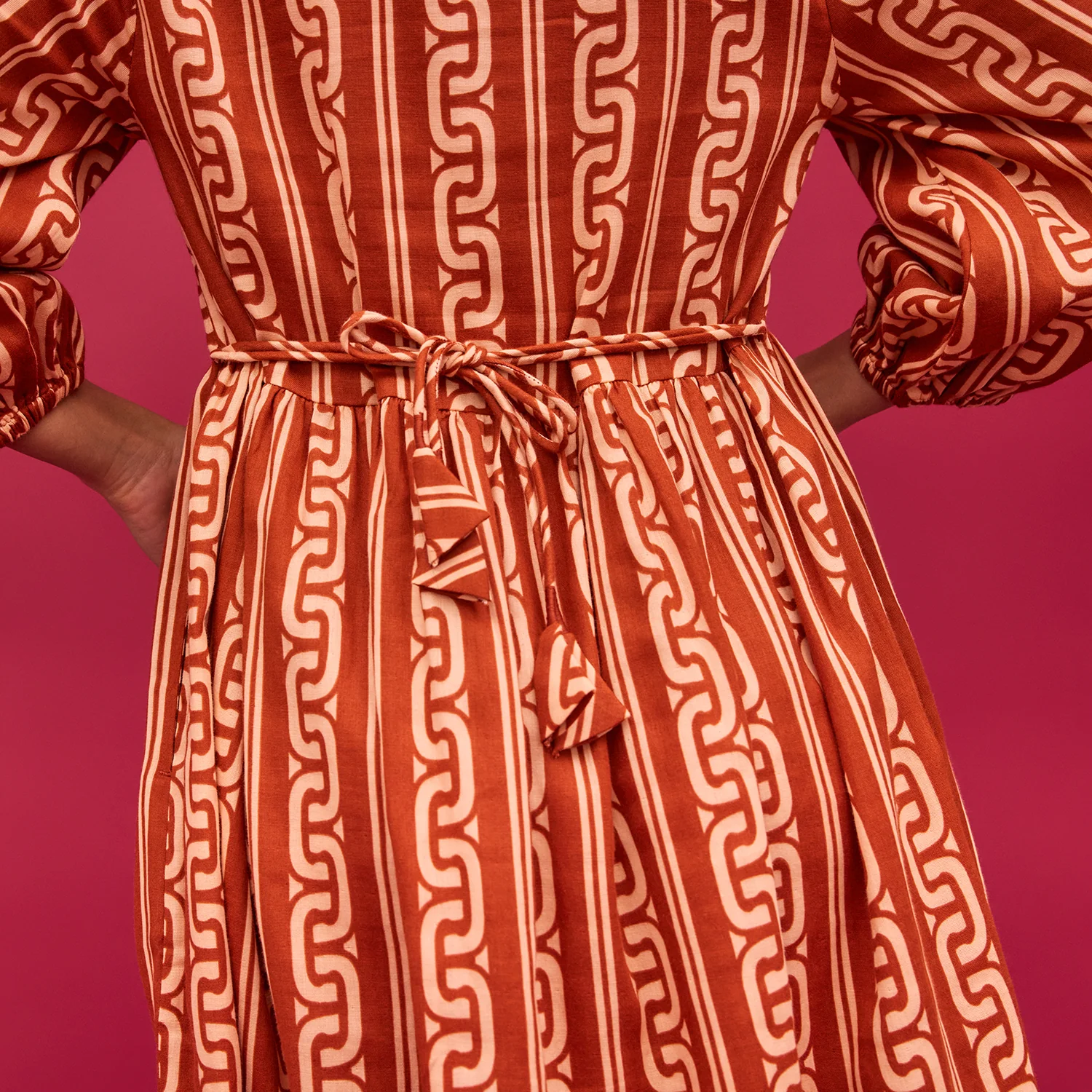 Fidel 3/4 Sleeve Maxi Dress - Image 7