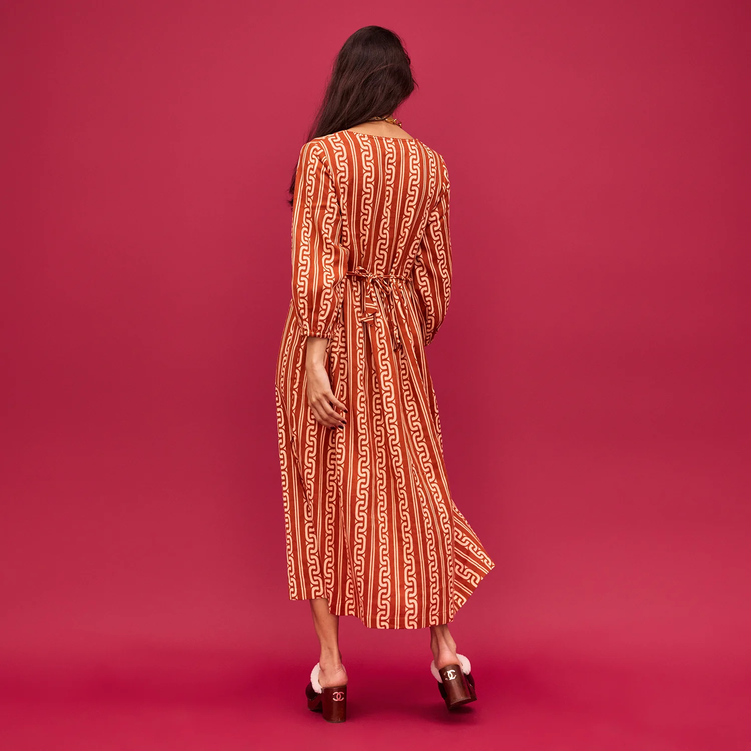 Fidel 3/4 Sleeve Maxi Dress - Image 8