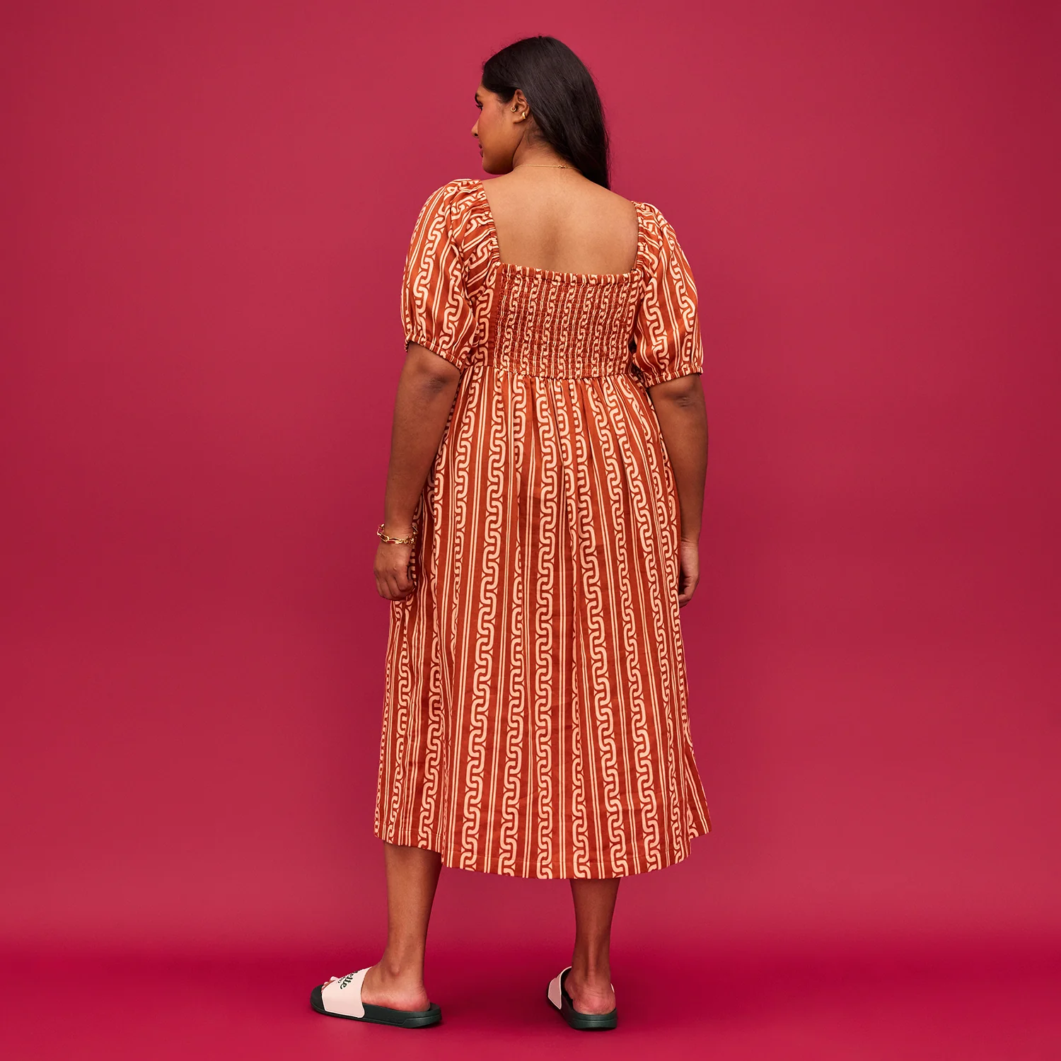 Fidel Puff Sleeve Maxi Dress - Image 3