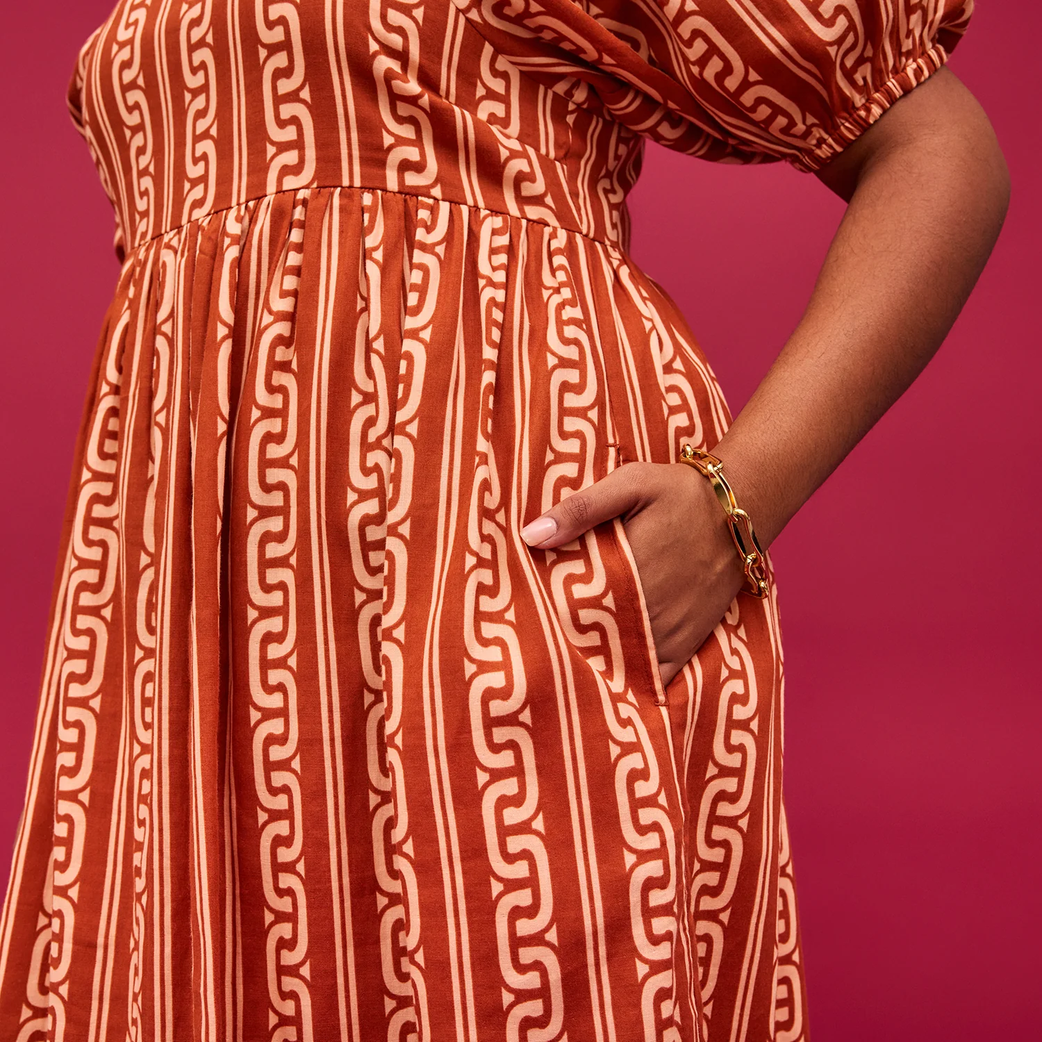 Fidel Puff Sleeve Maxi Dress - Image 6