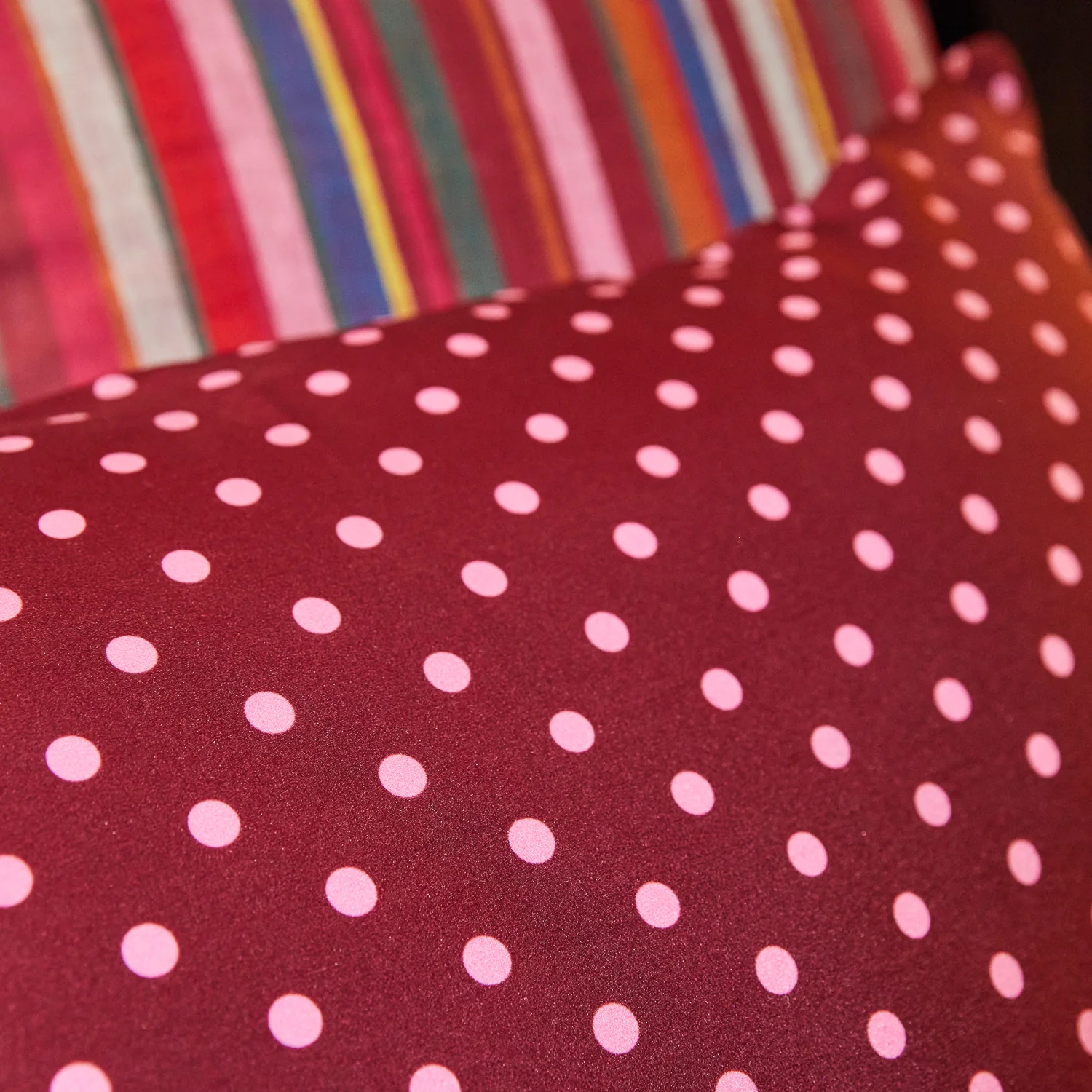 Paige Silk Pillowcase - Mahogany - Image 3