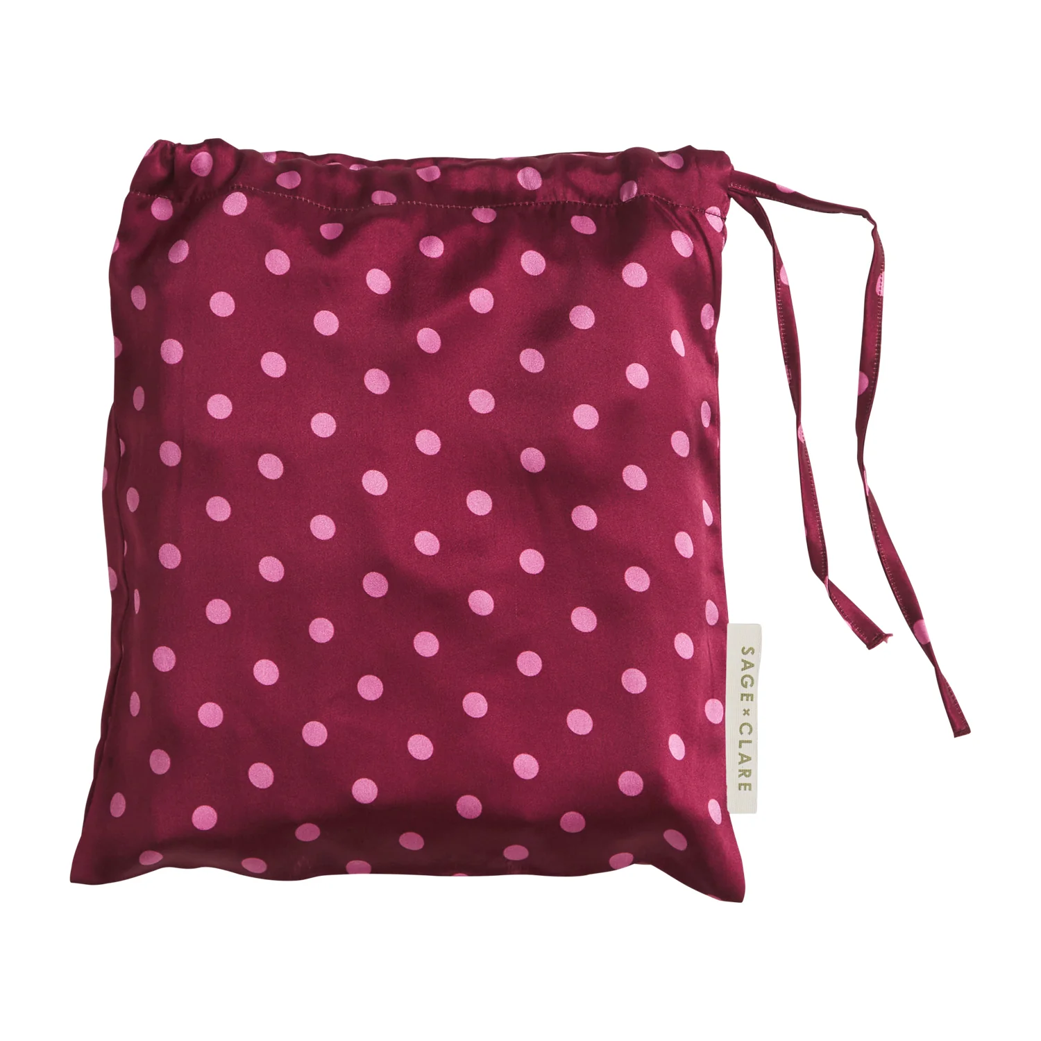 Paige Silk Pillowcase - Mahogany - Image 8