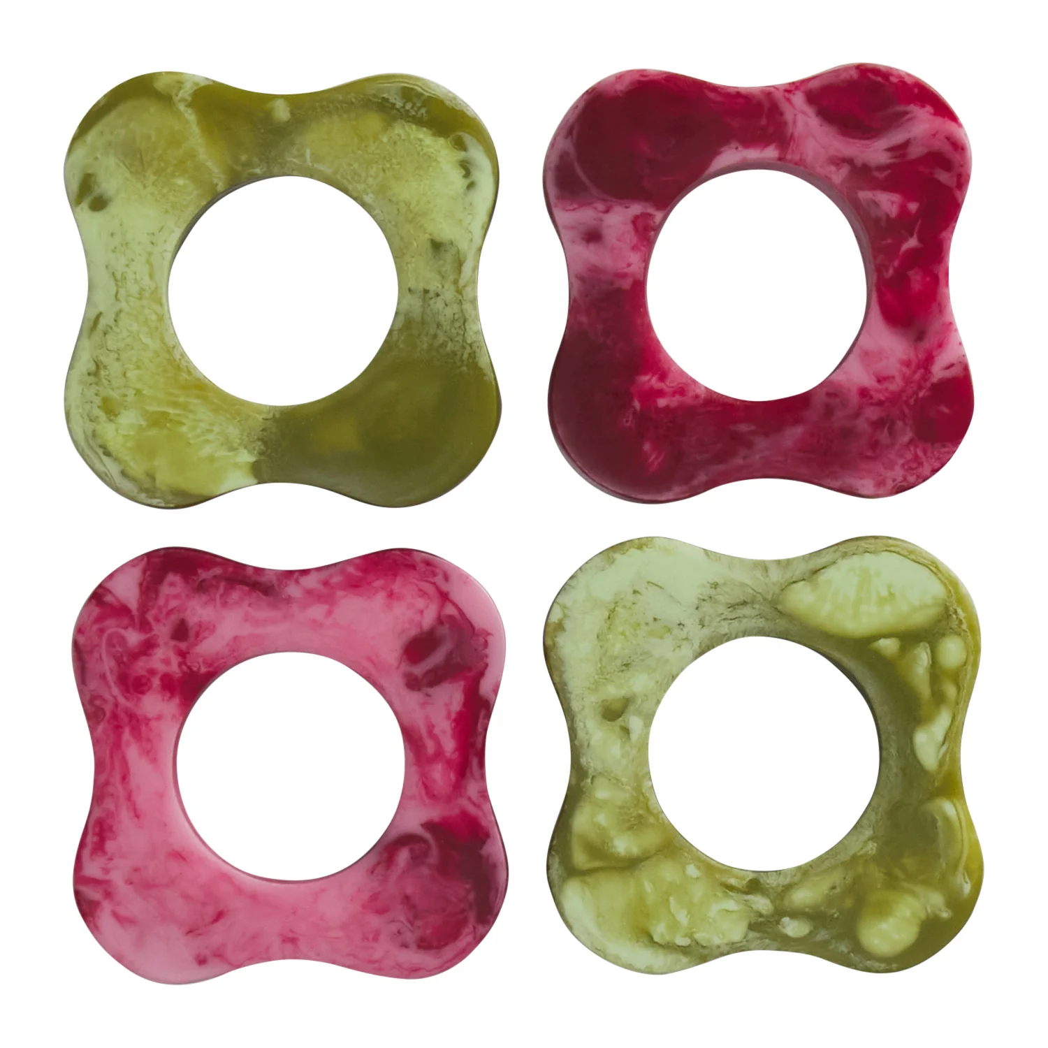 Paola Napkin Ring Set of 4 - Crimson-La Palma - Image 7
