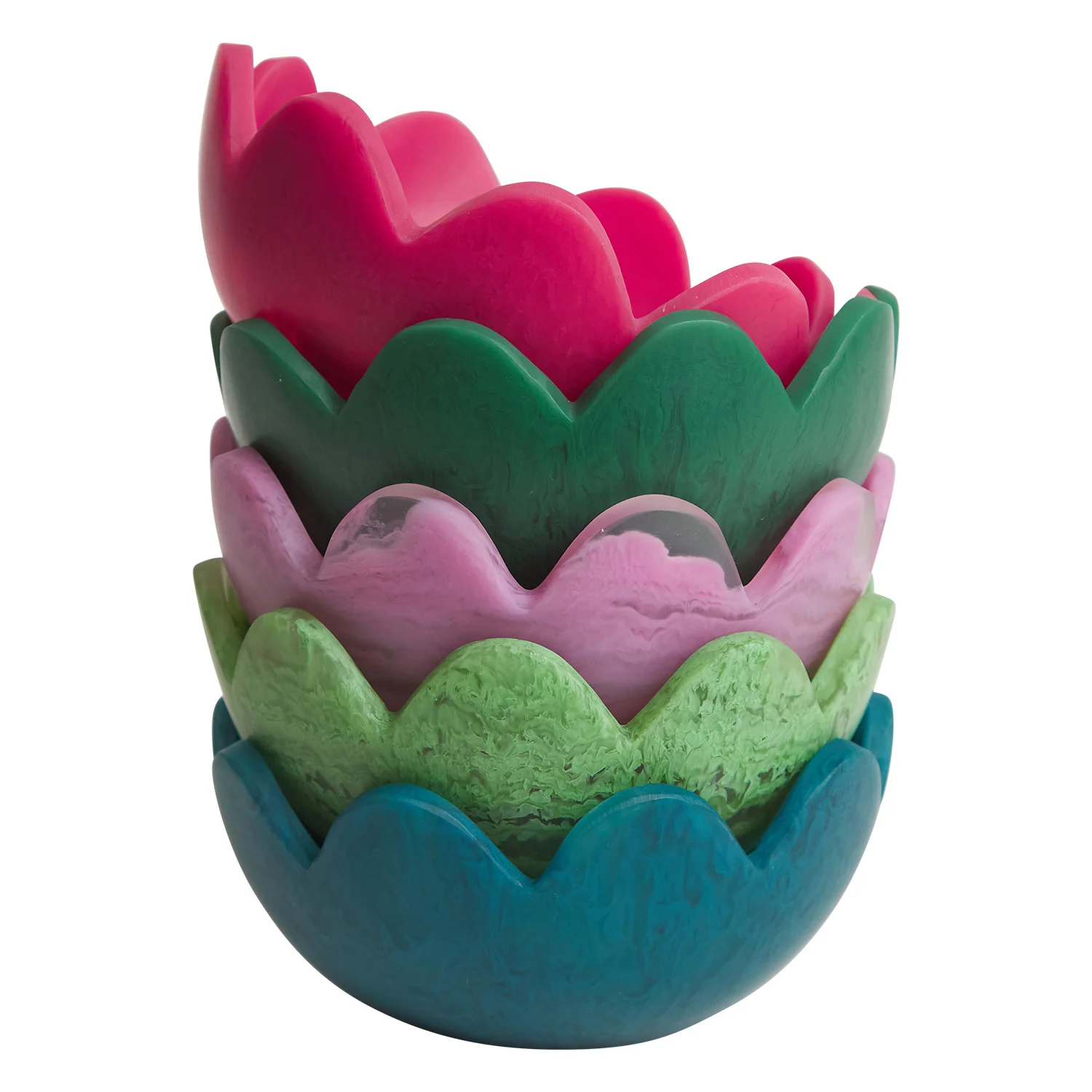 Petal Bowl - Emerald - Image 5