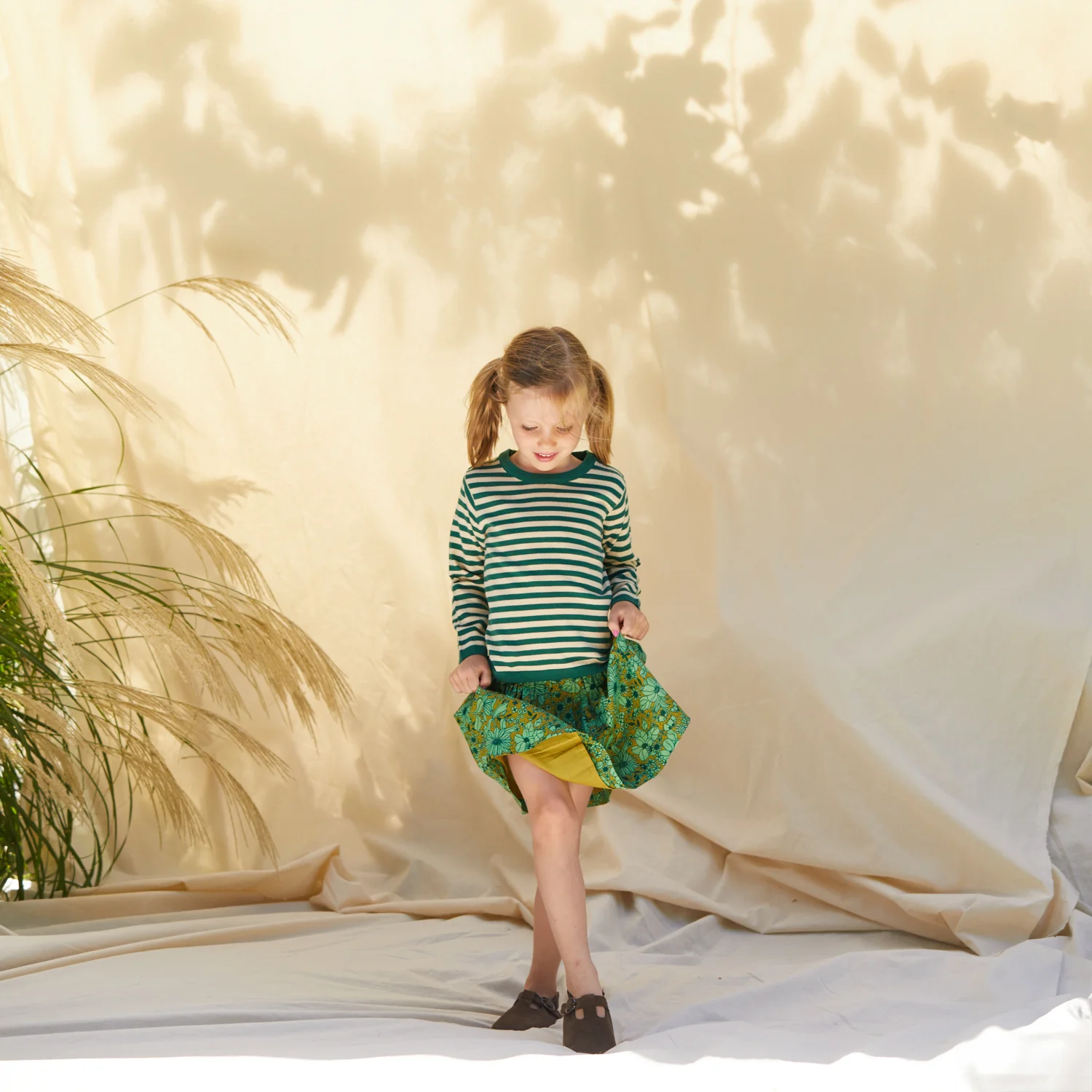 Pierre Kids Knit Top - Forest - Image 4
