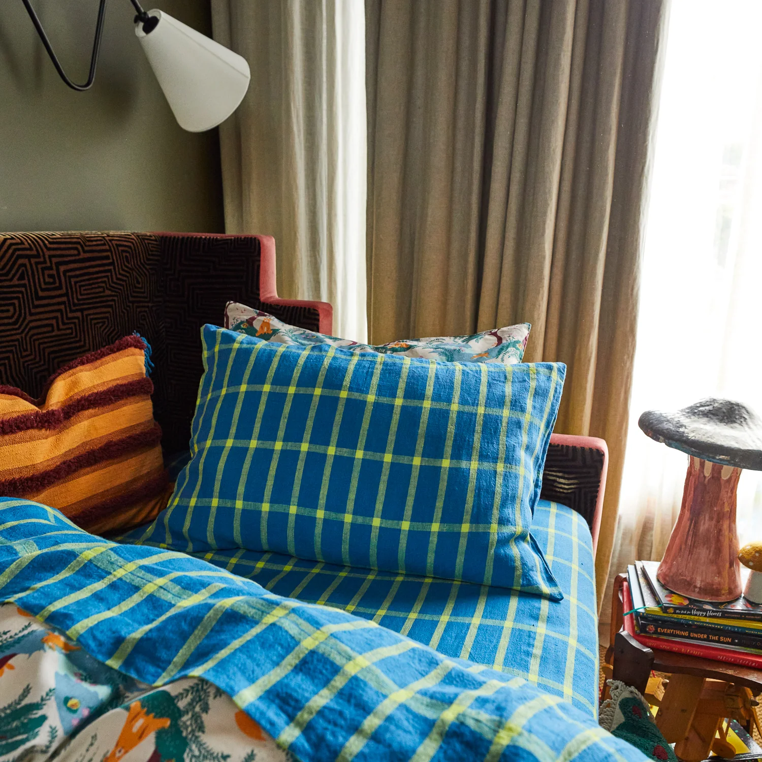 Remi Linen Pillowcase Set - Capri - Image 2