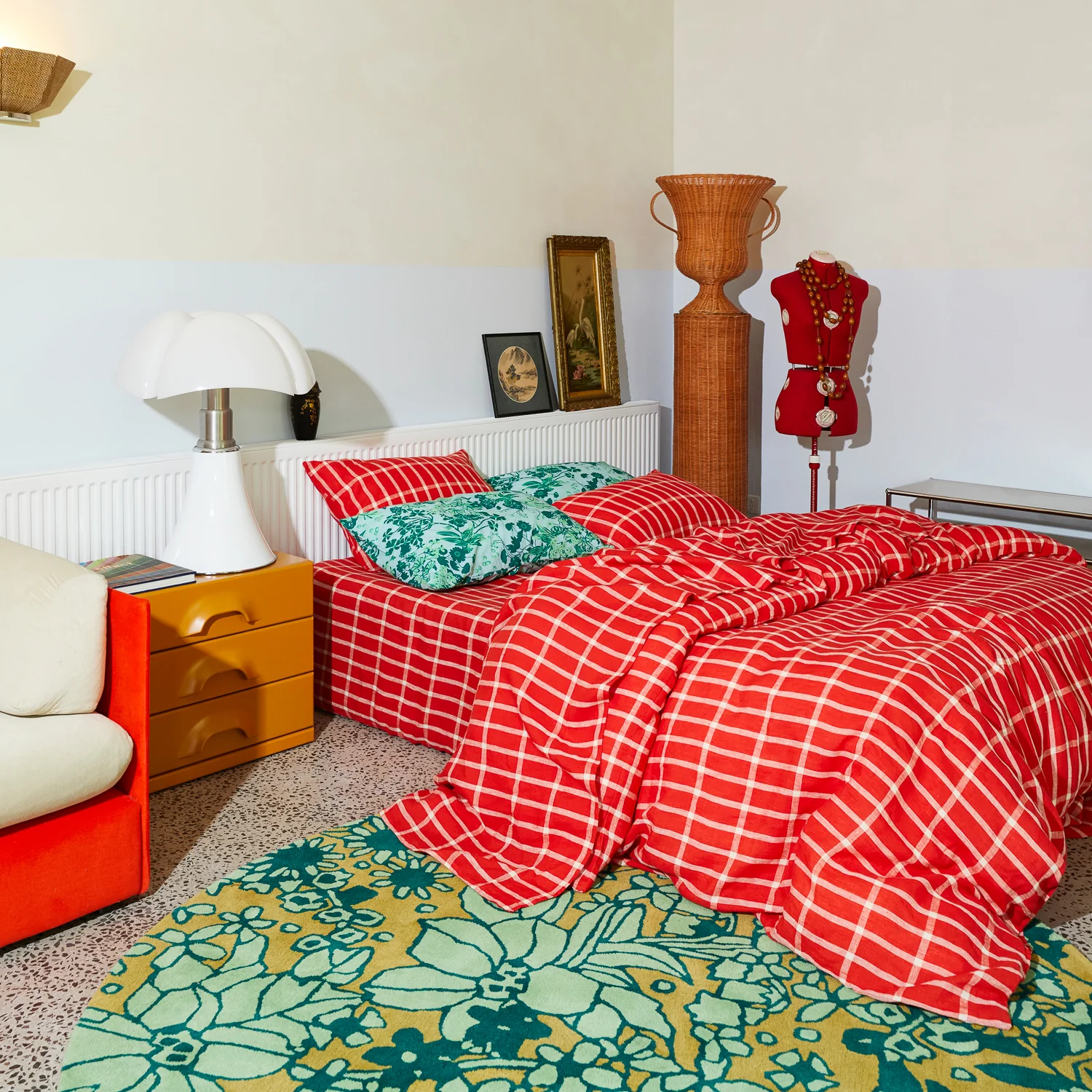 Remi Linen Sheets - Scarlet - Image 2