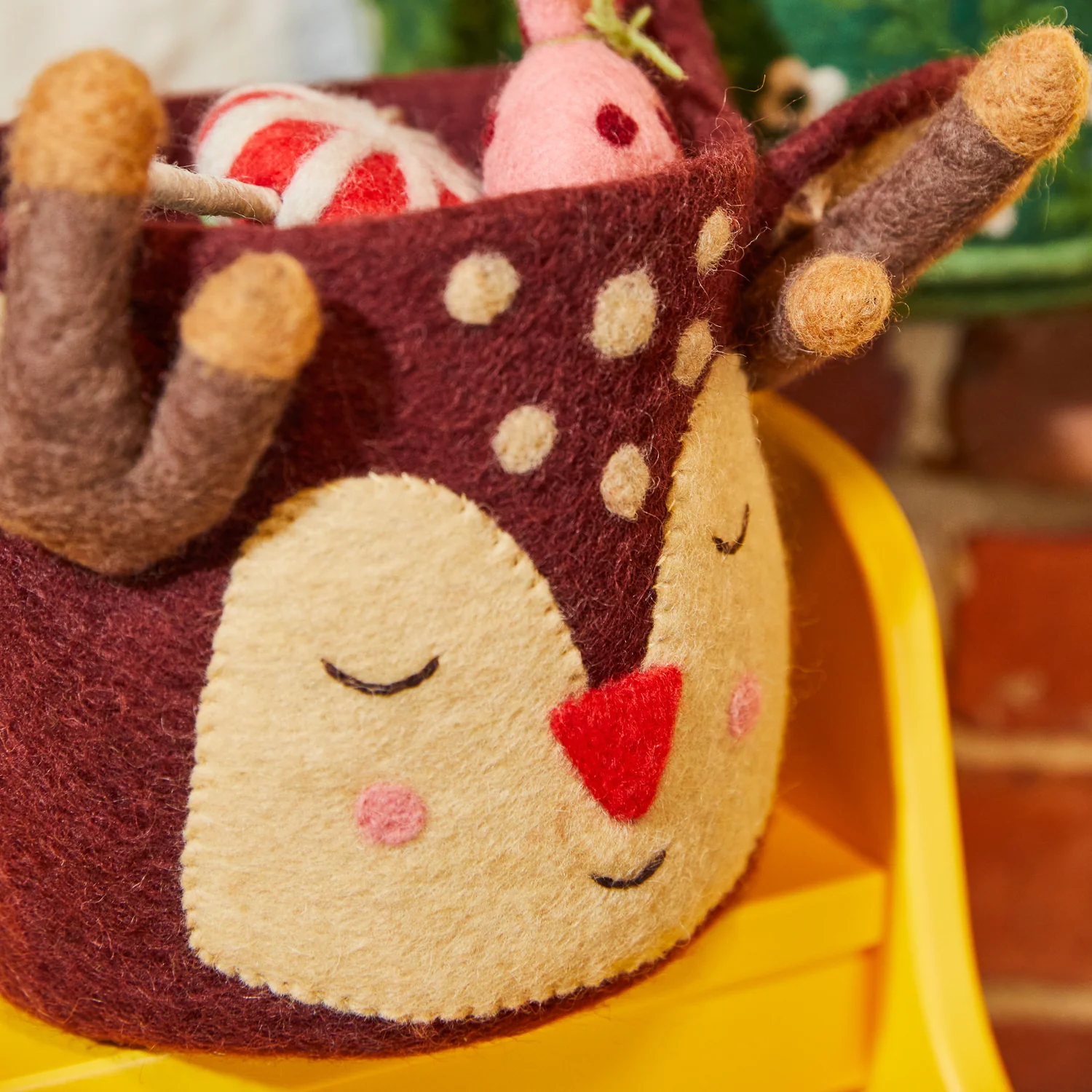 Romalda Felt Basket - Image 3