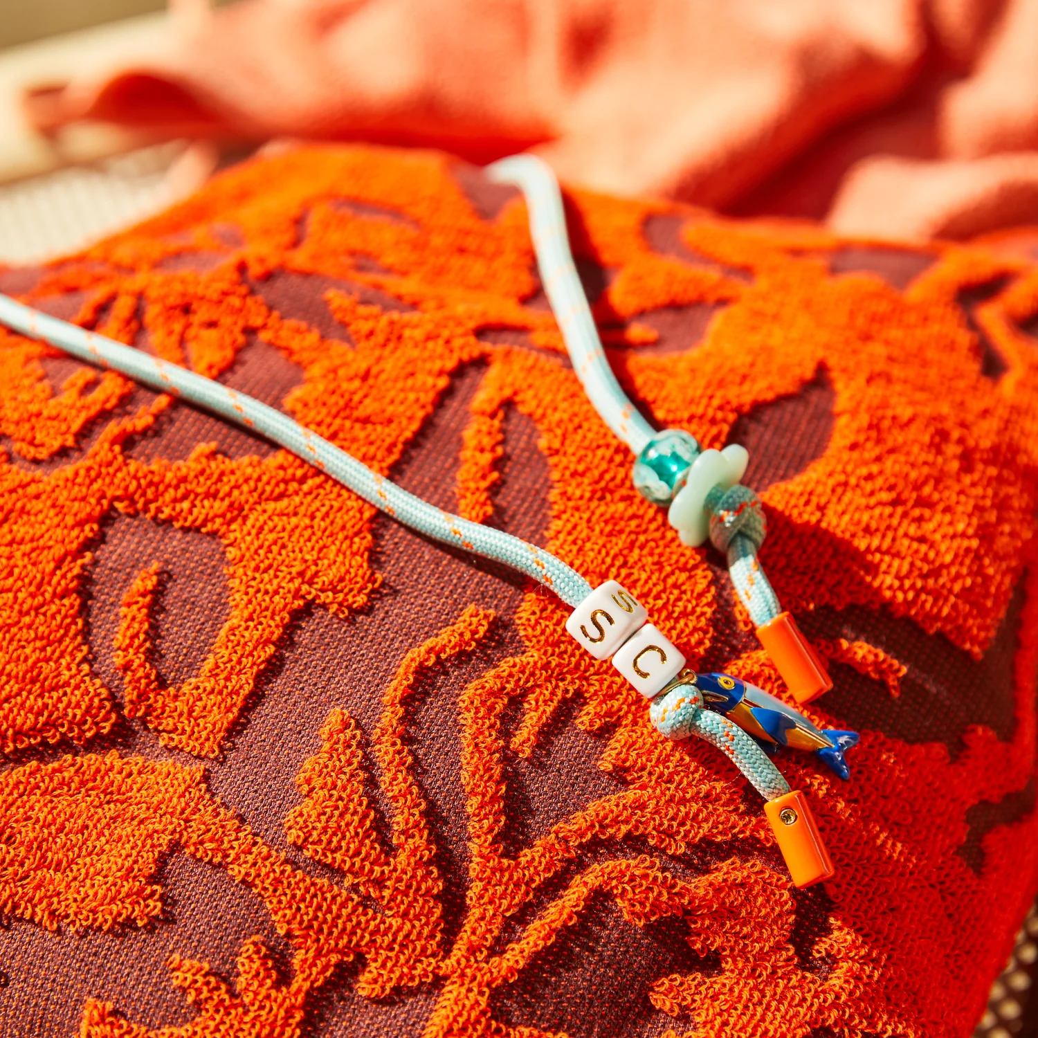 Rosalia Beach Tote - Flame - Image 4