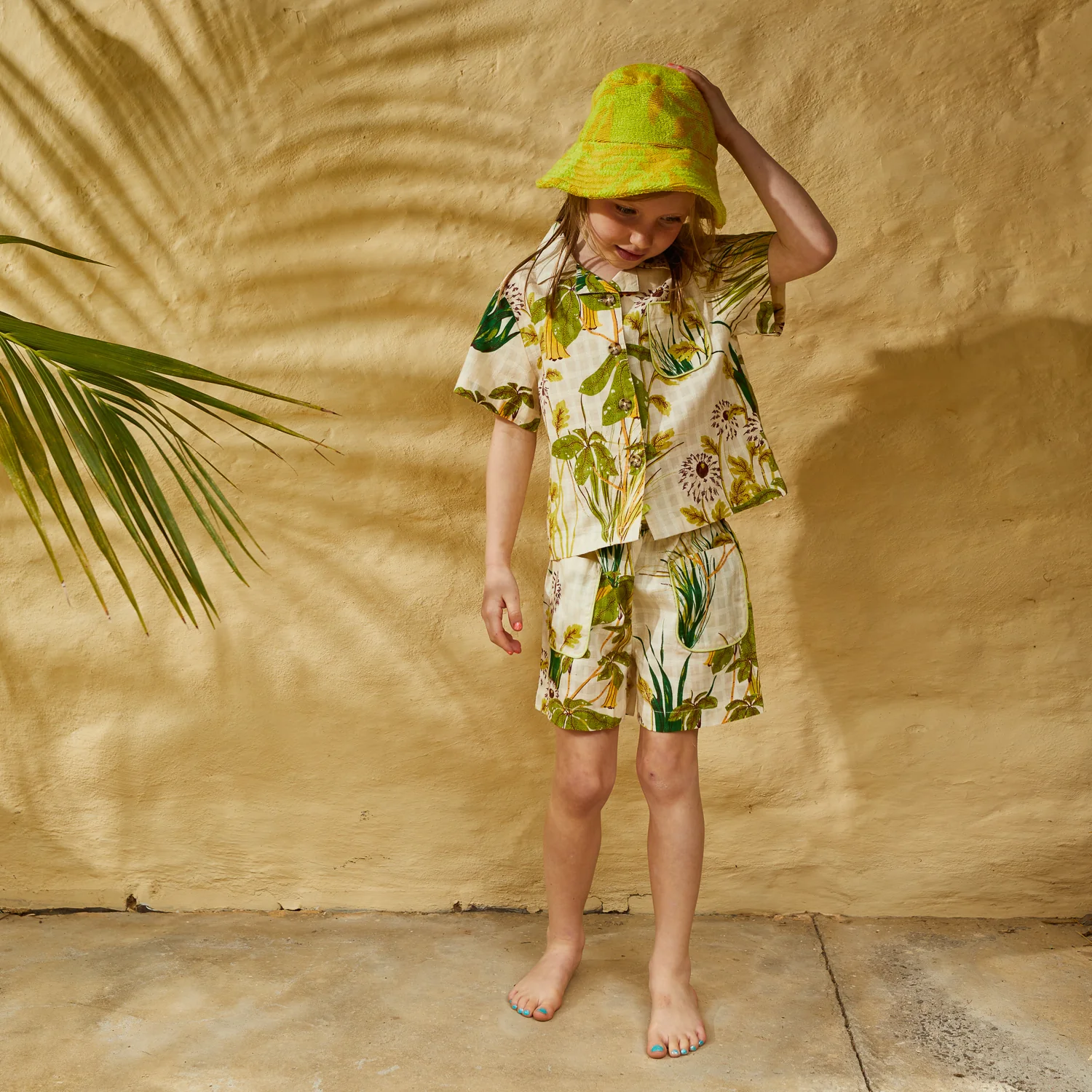 Rosalia Kids Bucket Hat - Dune - Image 3