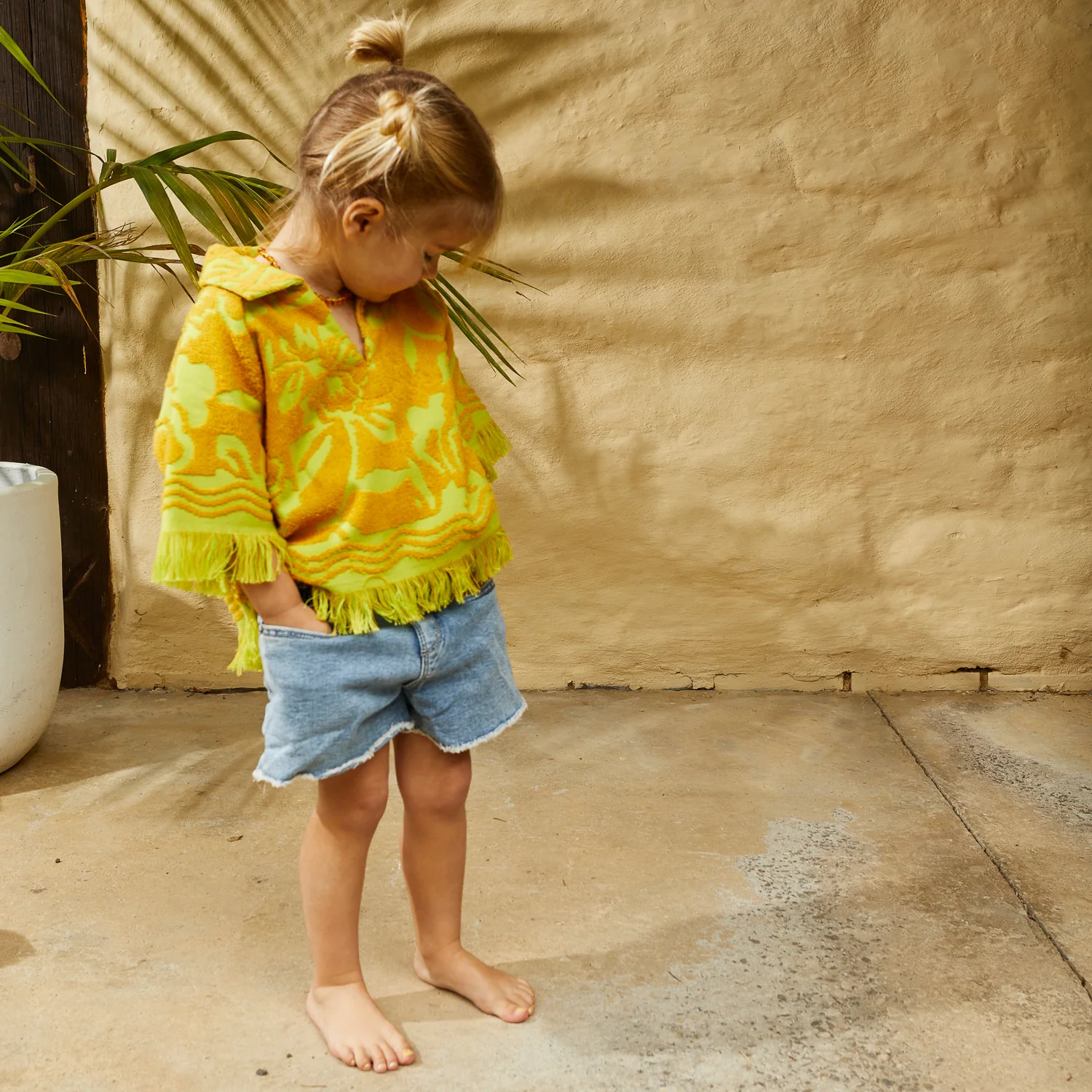 Rosalia Kids Cover Up - Dune - Image 2