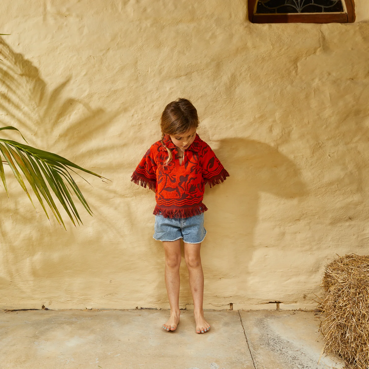 Rosalia Kids Cover Up - Flame - Image 3