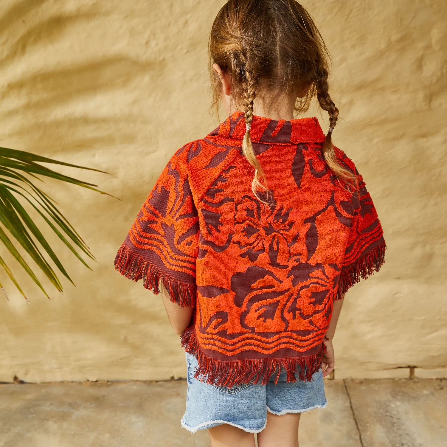 Rosalia Kids Cover Up - Flame - Image 4