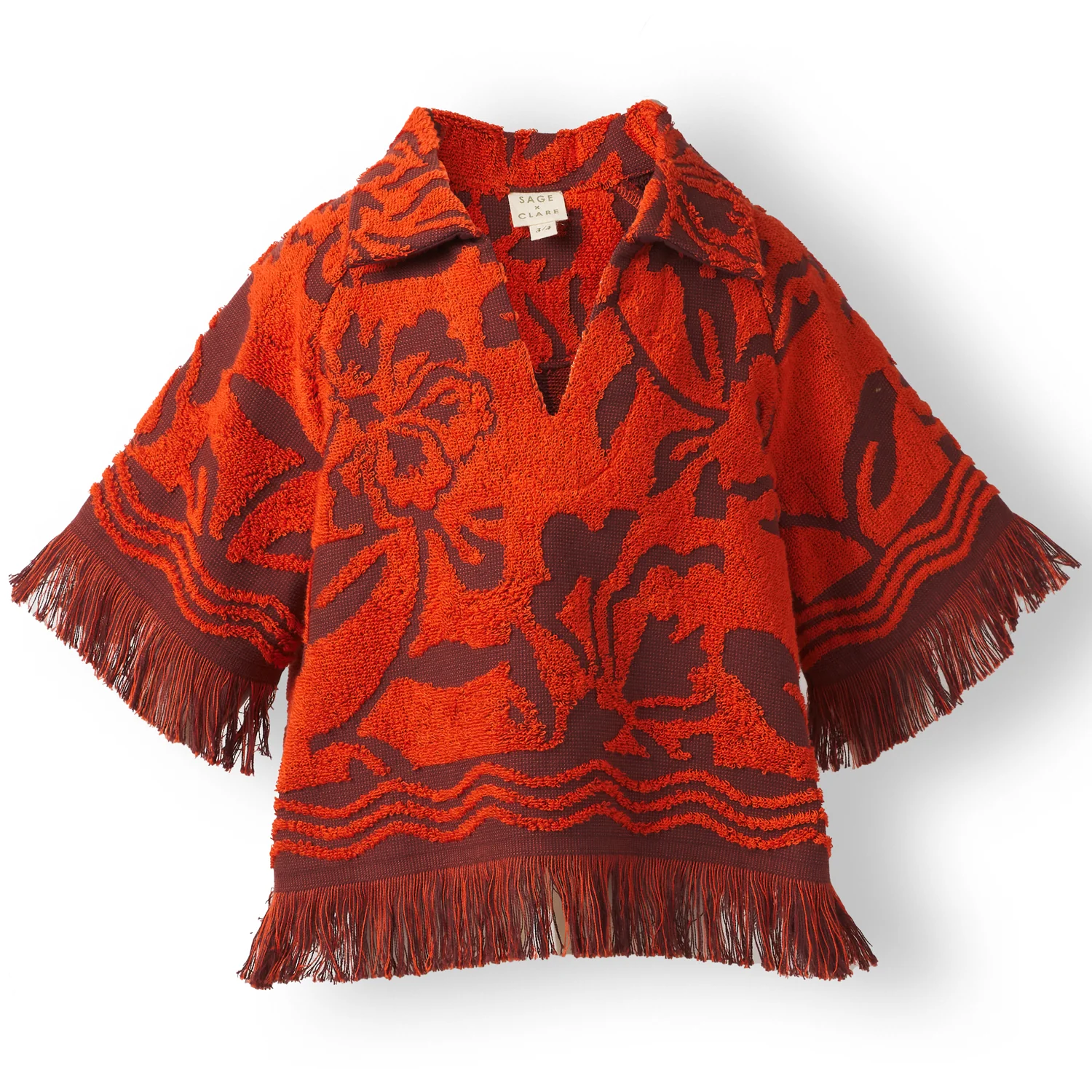 Rosalia Kids Cover Up - Flame - Image 5