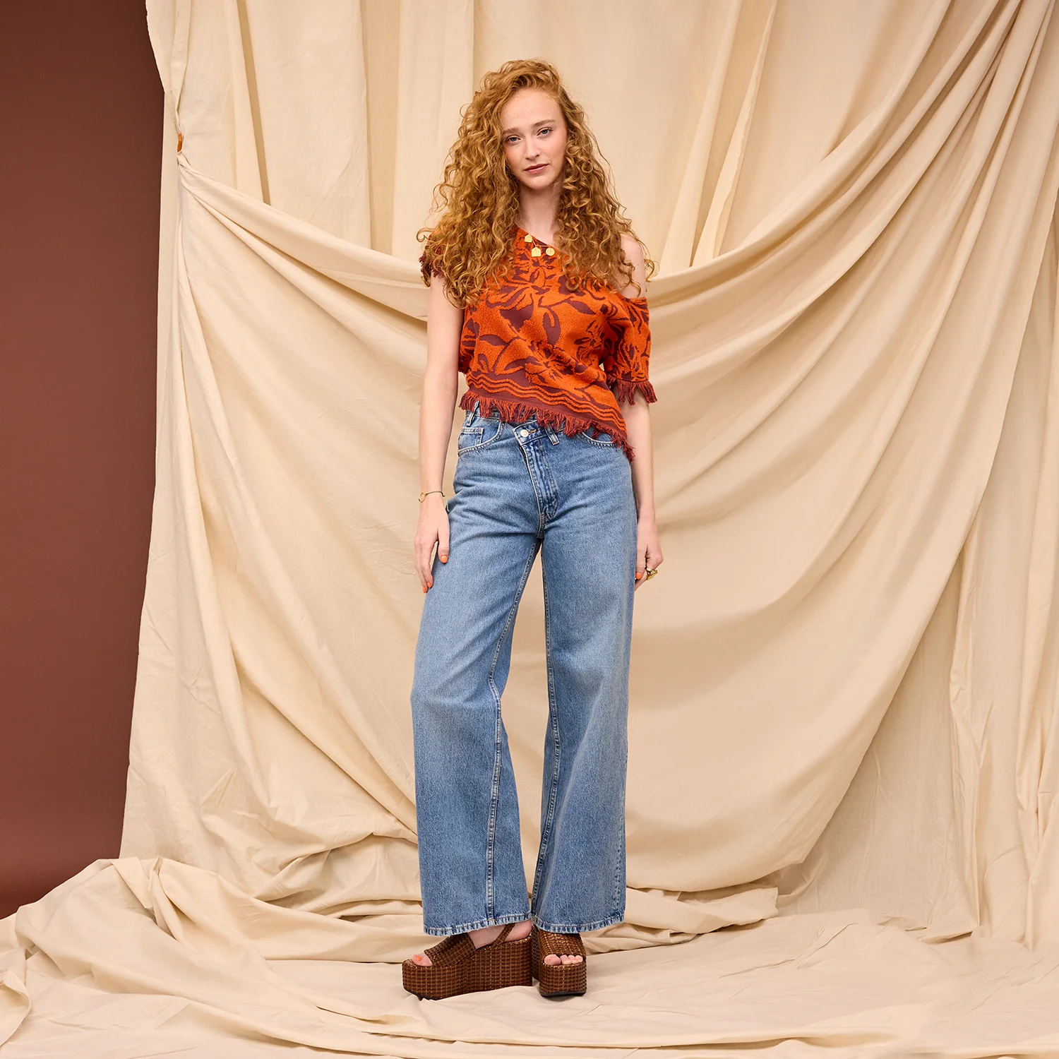 Rosalia Top - Flame - Image 10
