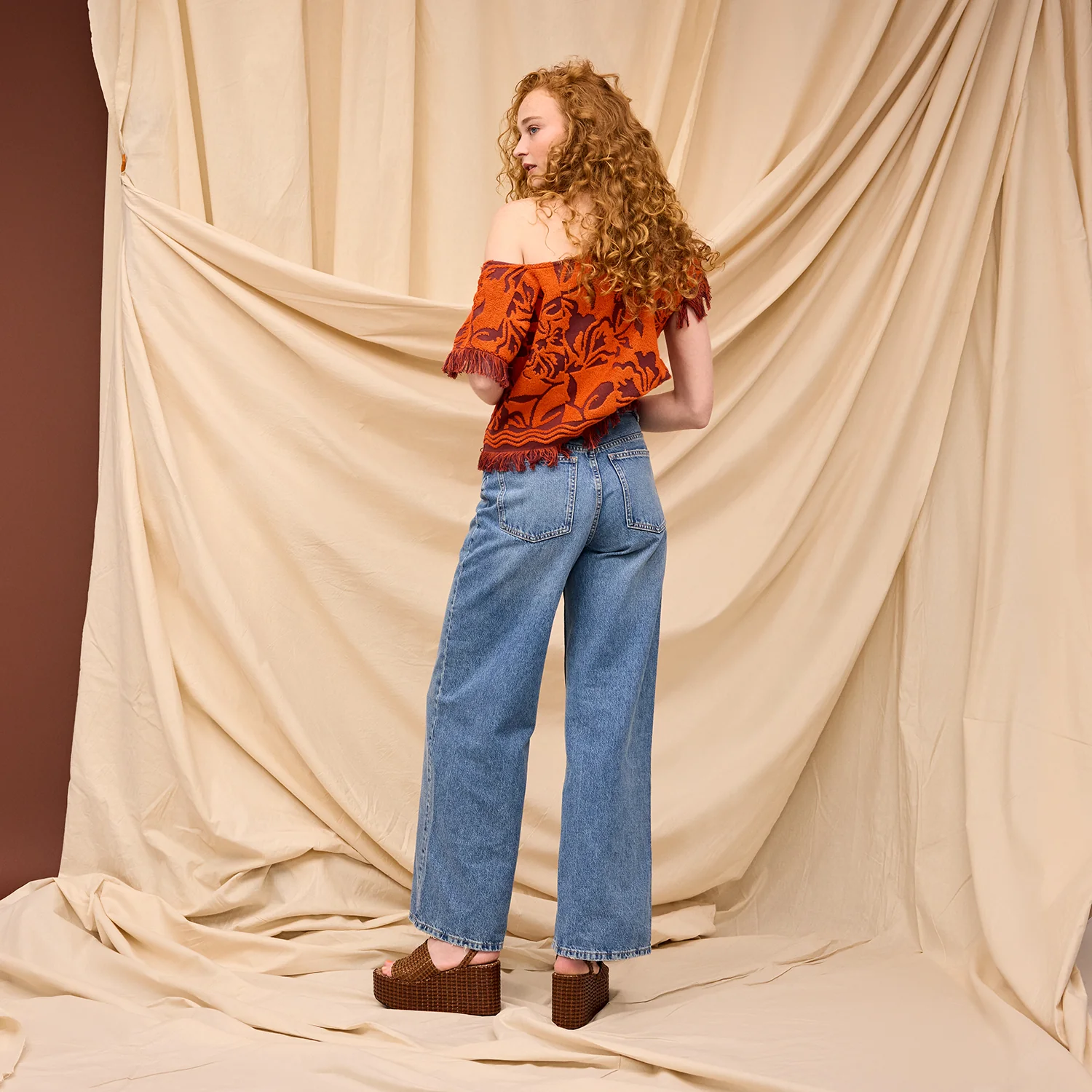 Rosalia Top - Flame - Image 11