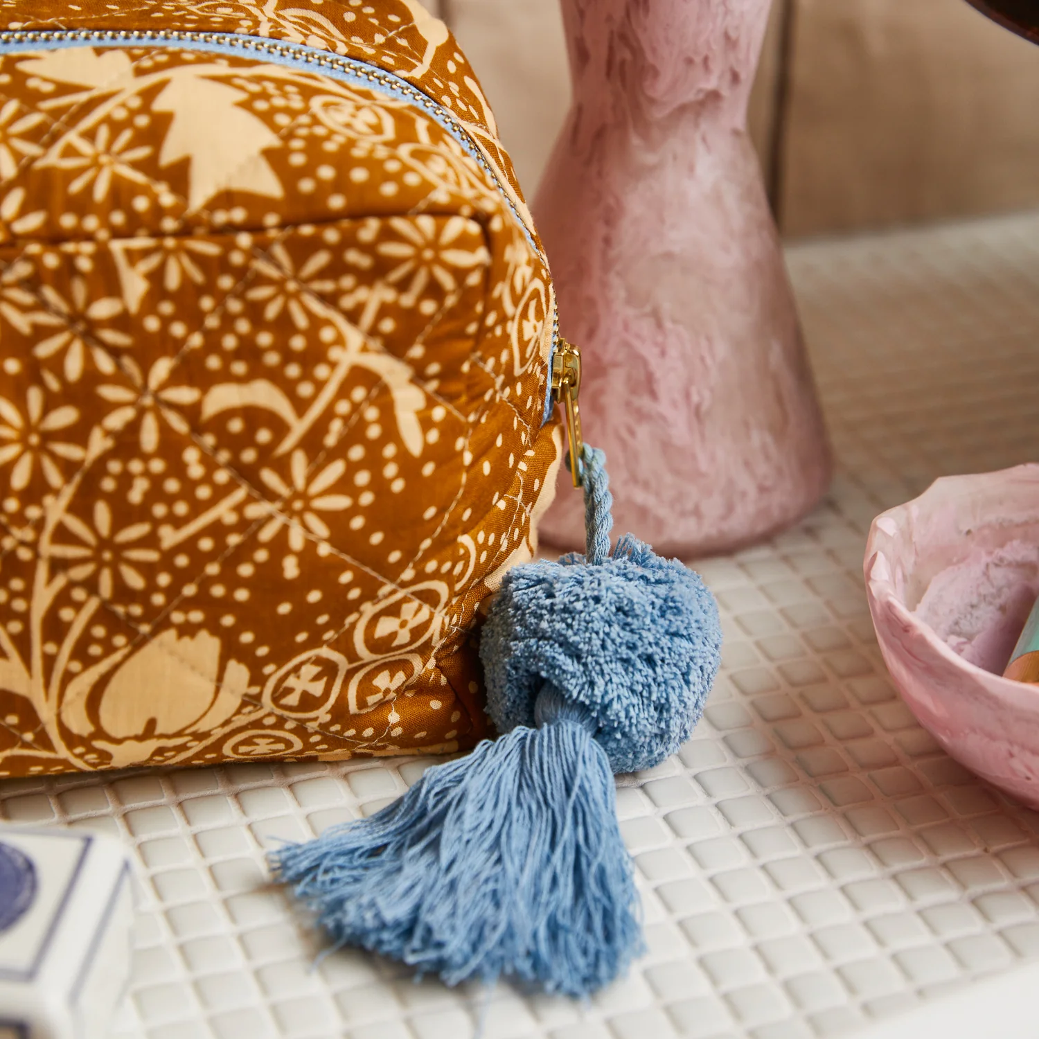 Salina Beauty Bag - Ginger - Image 5