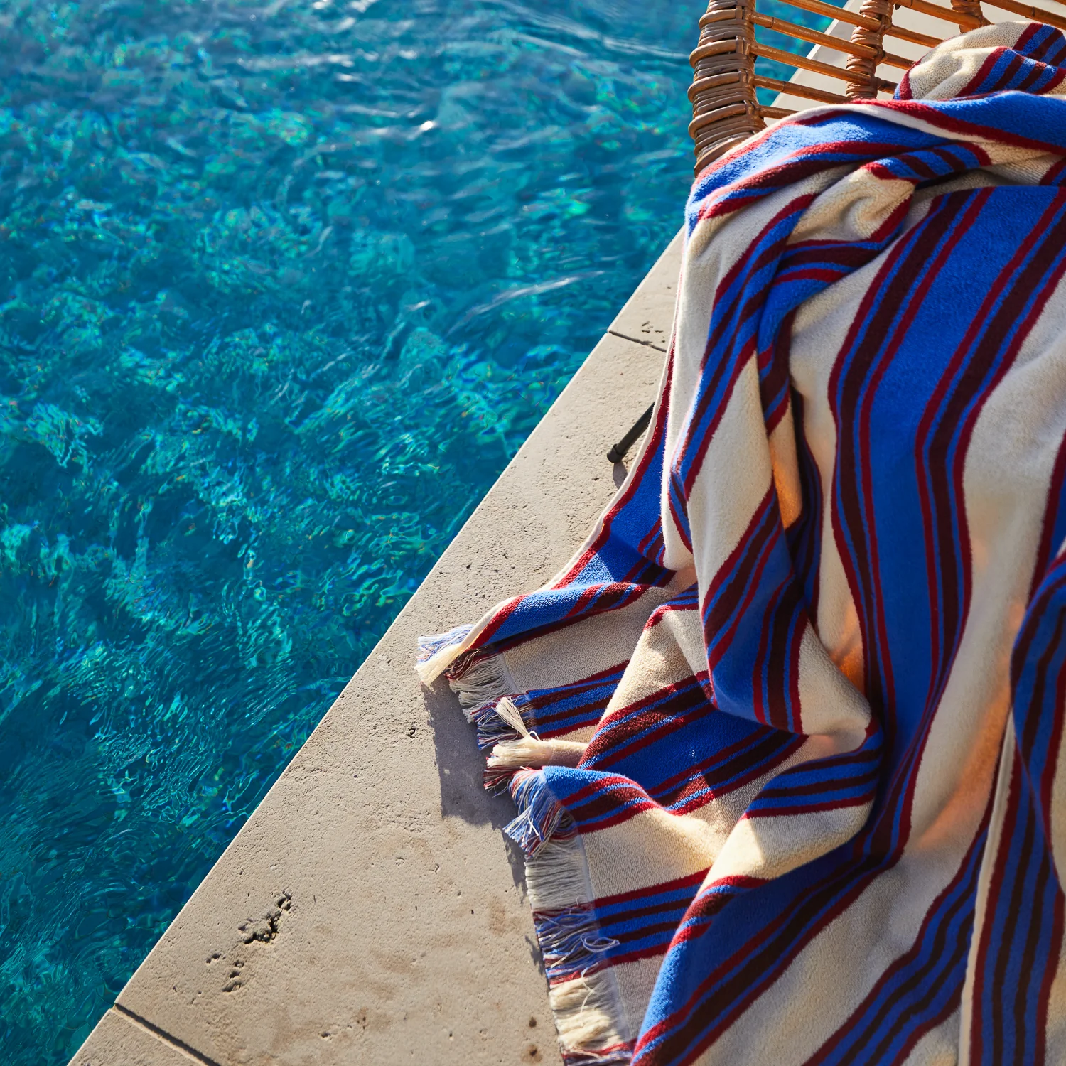 Selene Bath Sheet - Azure - Image 4