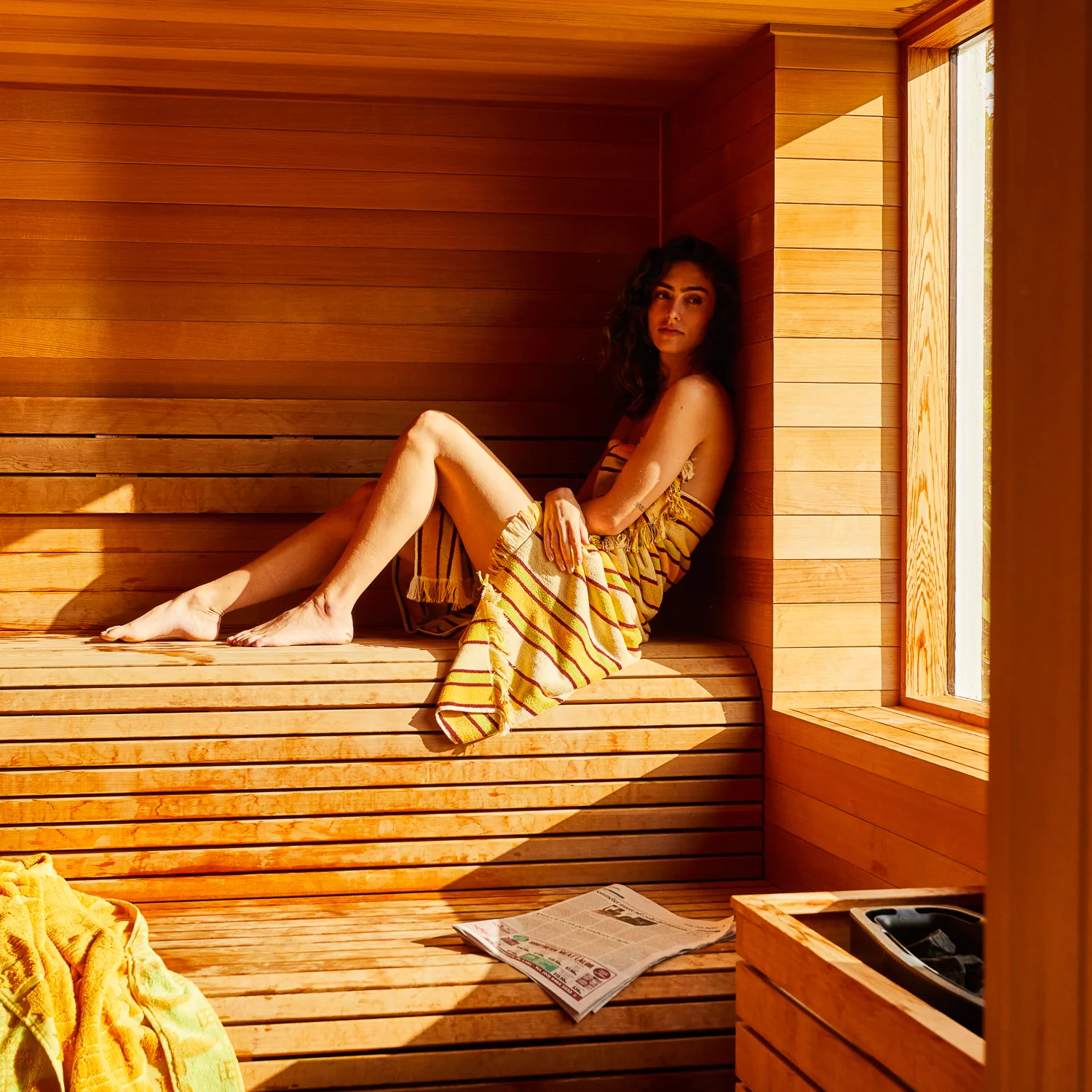 Selene Bath Sheet - Dune - Image 2