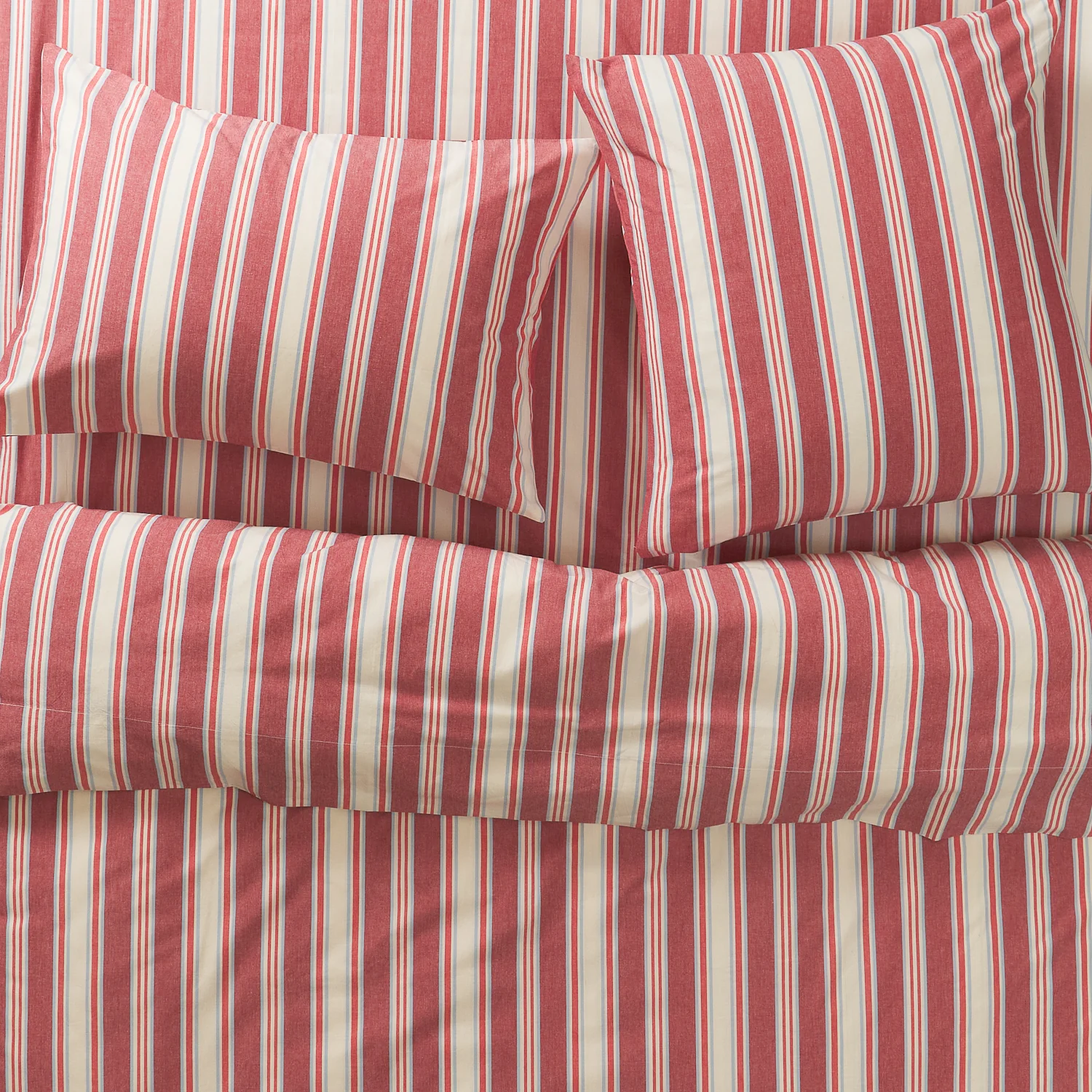 Selene Cotton Quilt Cover - Crimson - Image 3