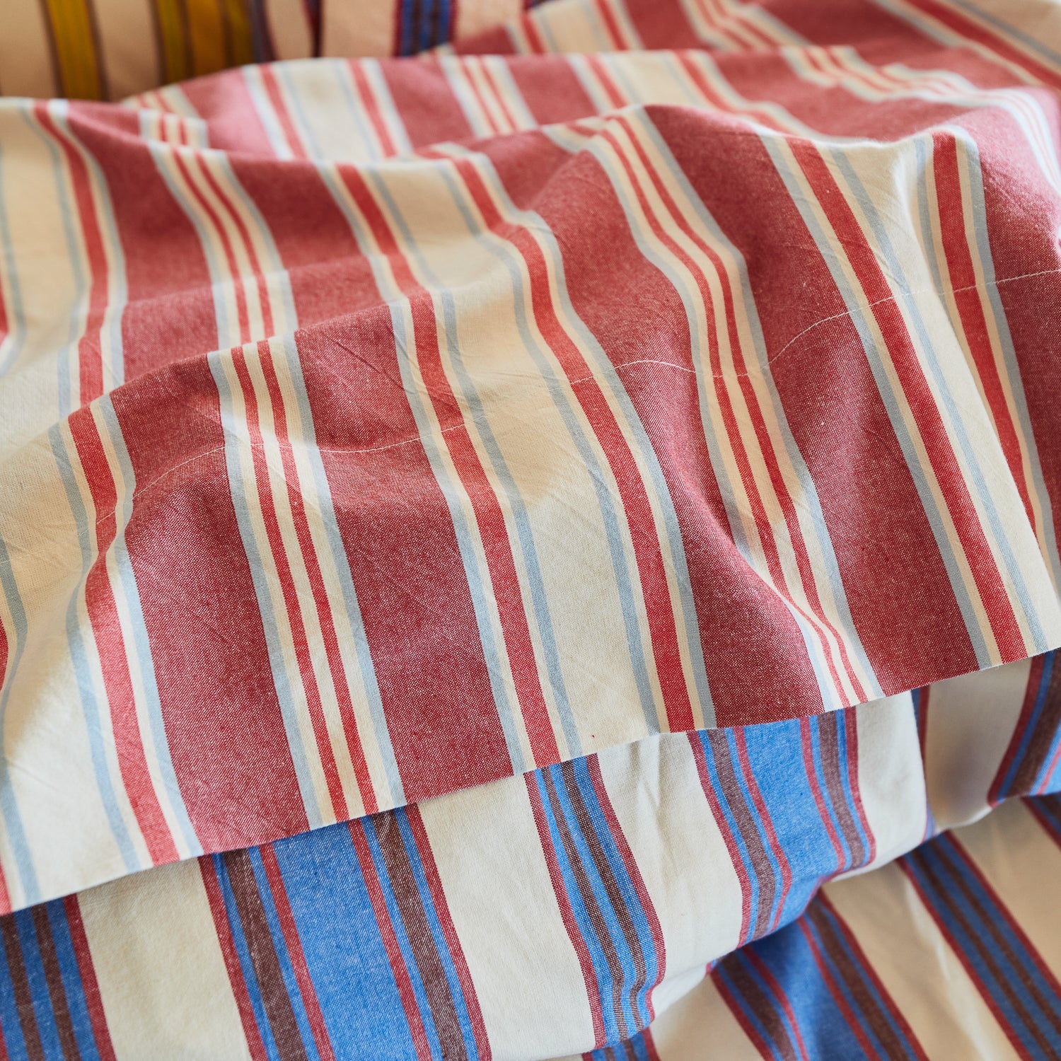 Selene Cotton Sheets - Crimson - Image 6